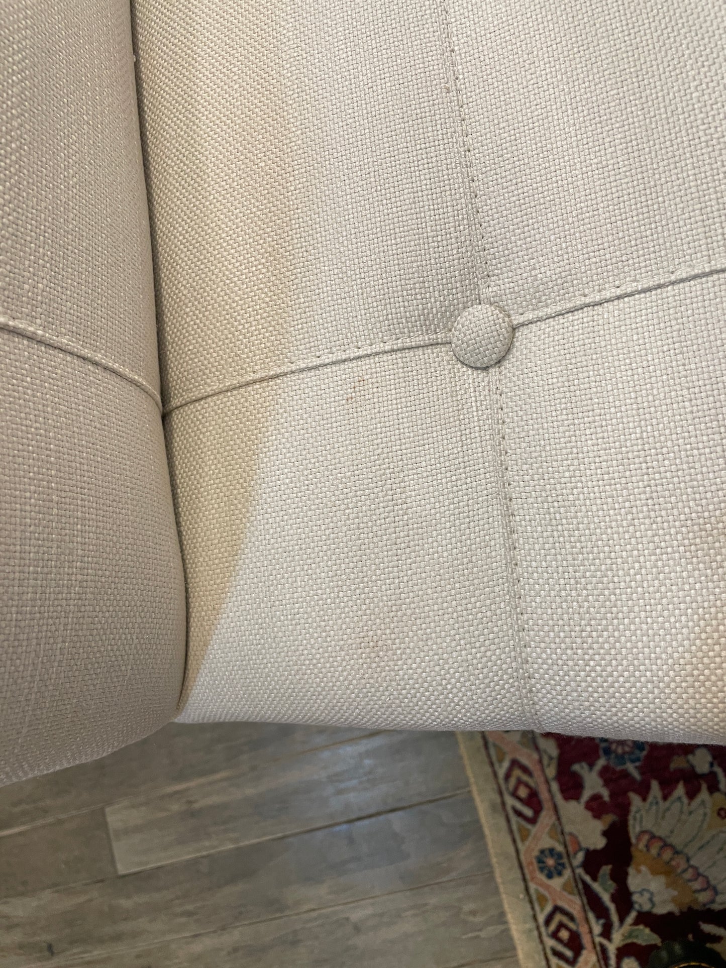 Ethan Allen Pattern Tufted "Dayton" Upholstered Dining Chairs, set of 6 (0I6006)