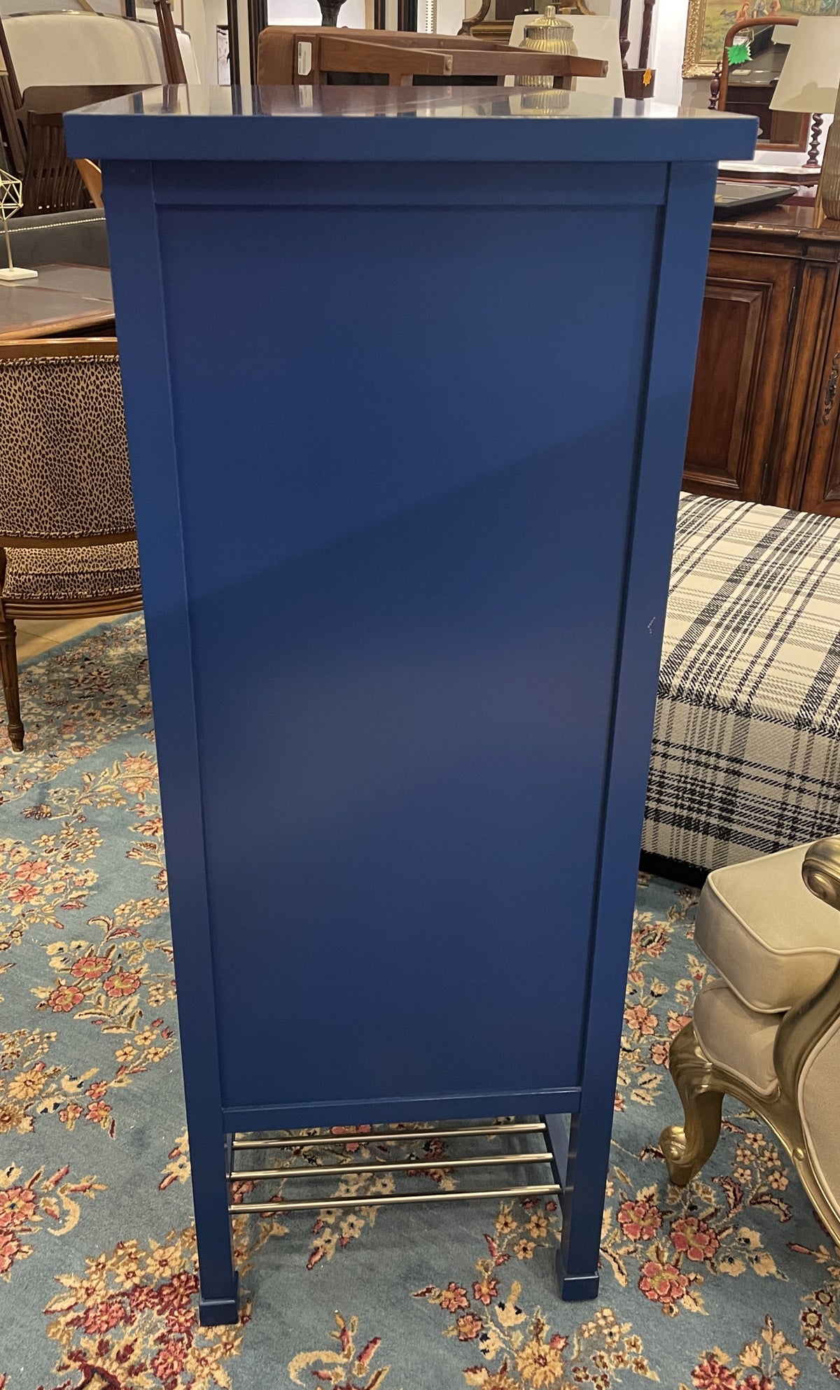 Bombay Blue Dresser with Chrome Pulls (0PQ009)