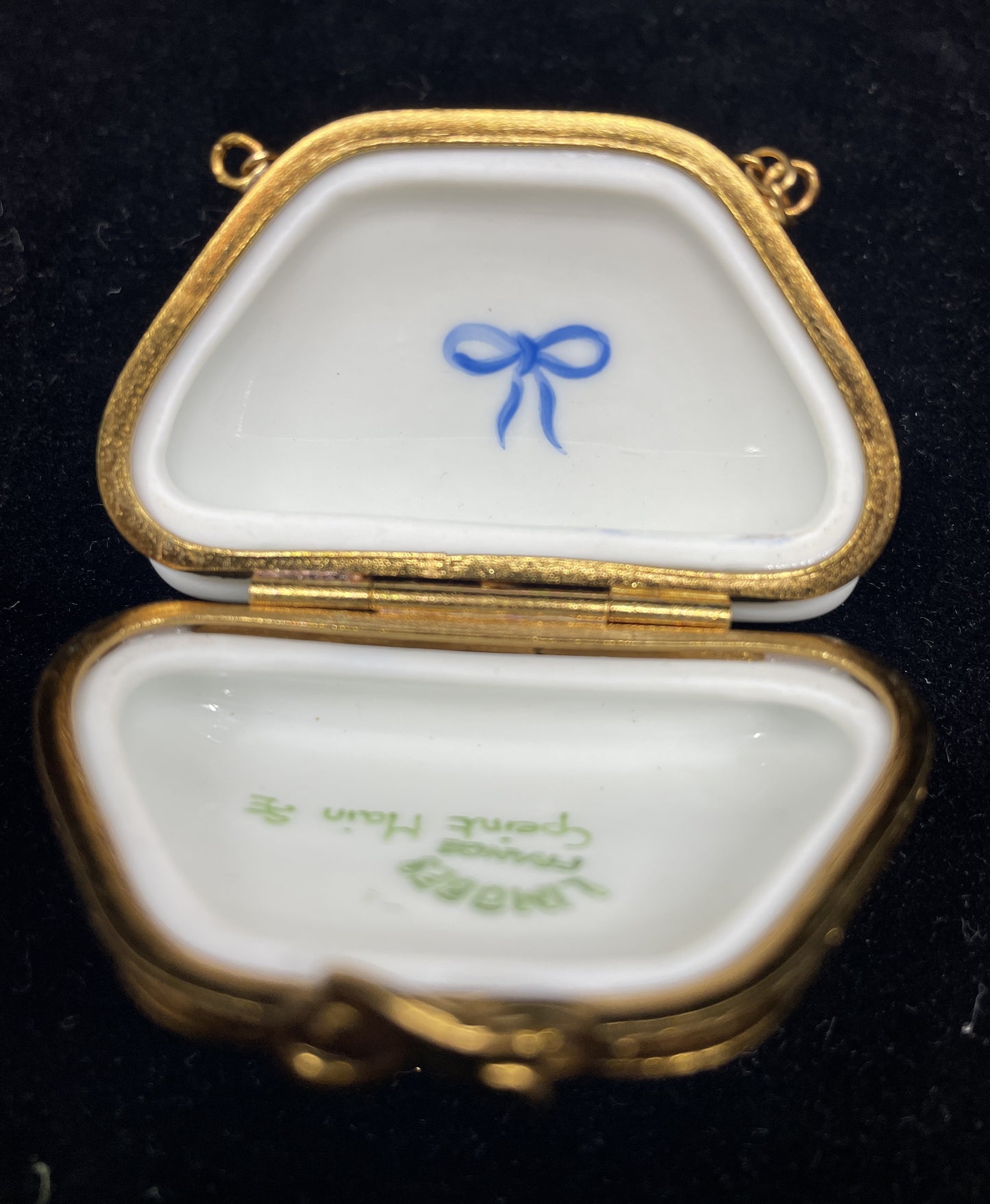 Limoges Trinket Box Purse (0IB008)