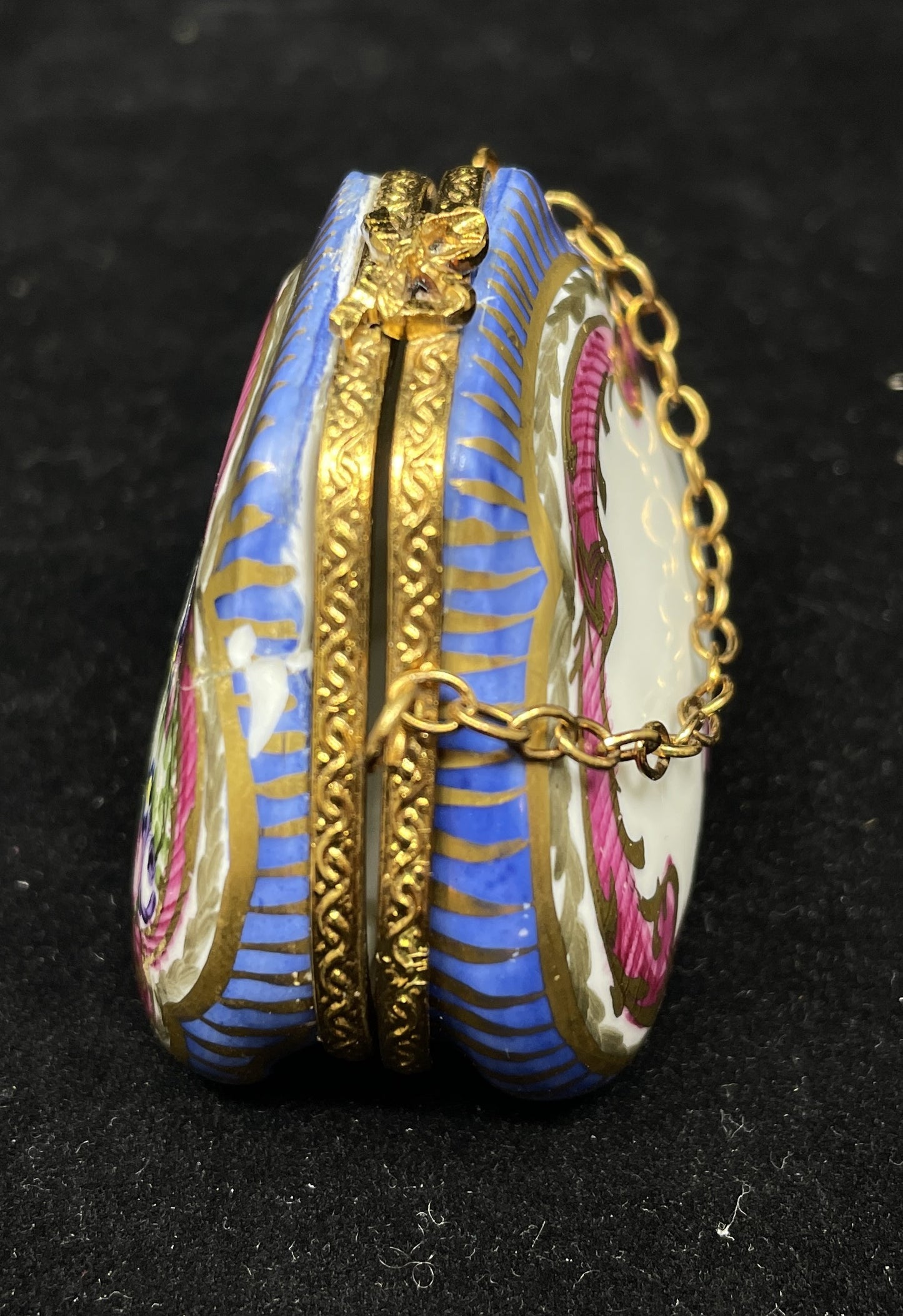 Limoges Trinket Box Purse, AS IS (0IB009)