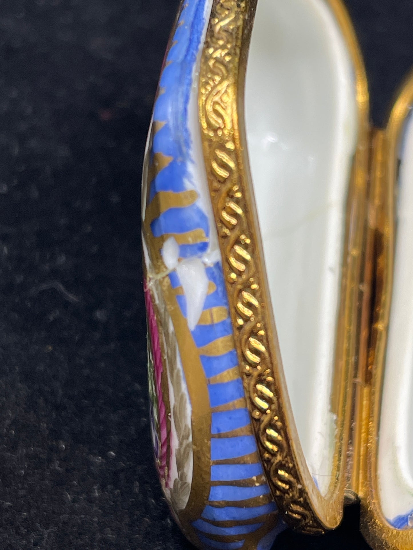 Limoges Trinket Box Purse, AS IS (0IB009)