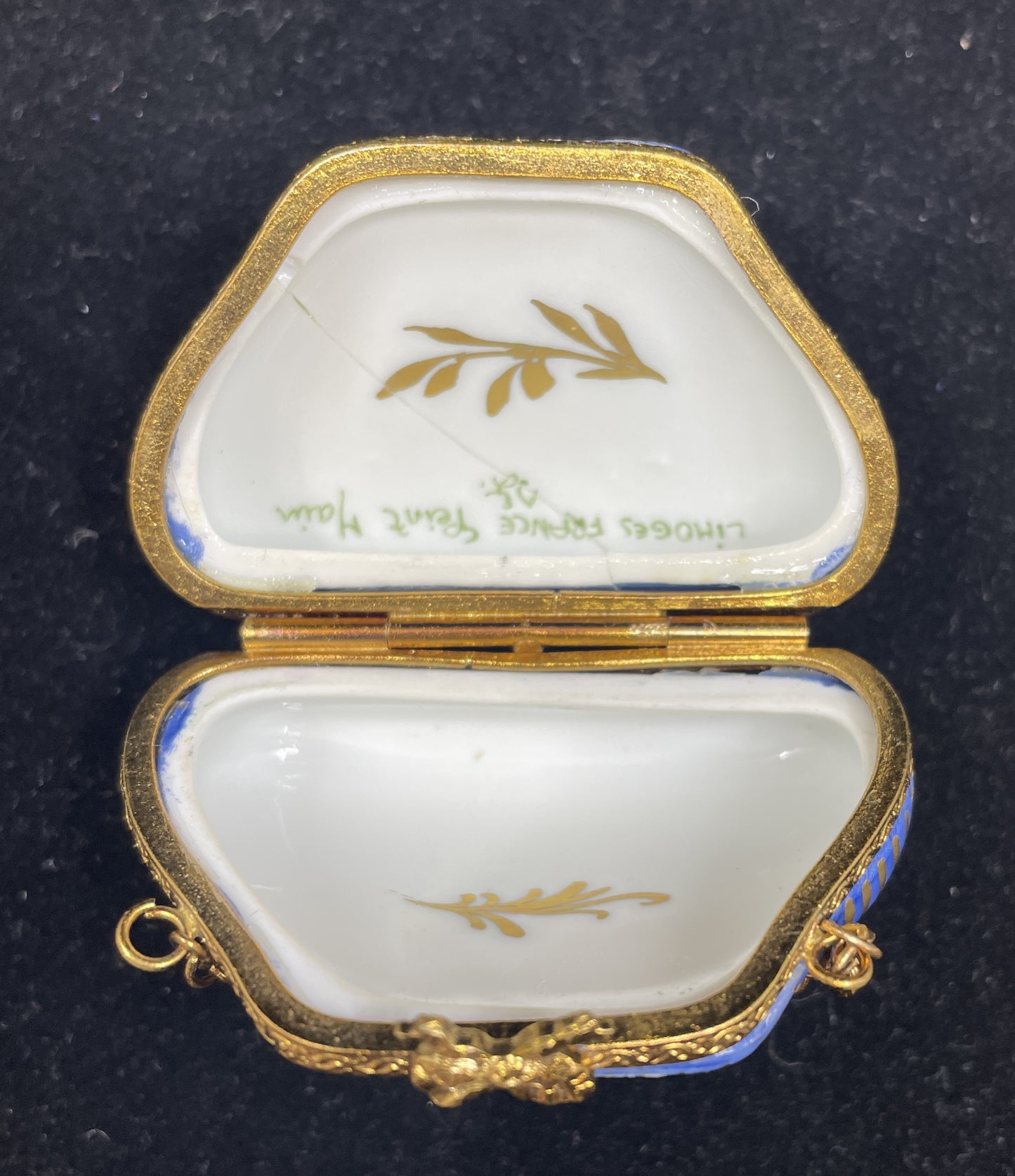 Limoges Trinket Box Purse, AS IS (0IB009)
