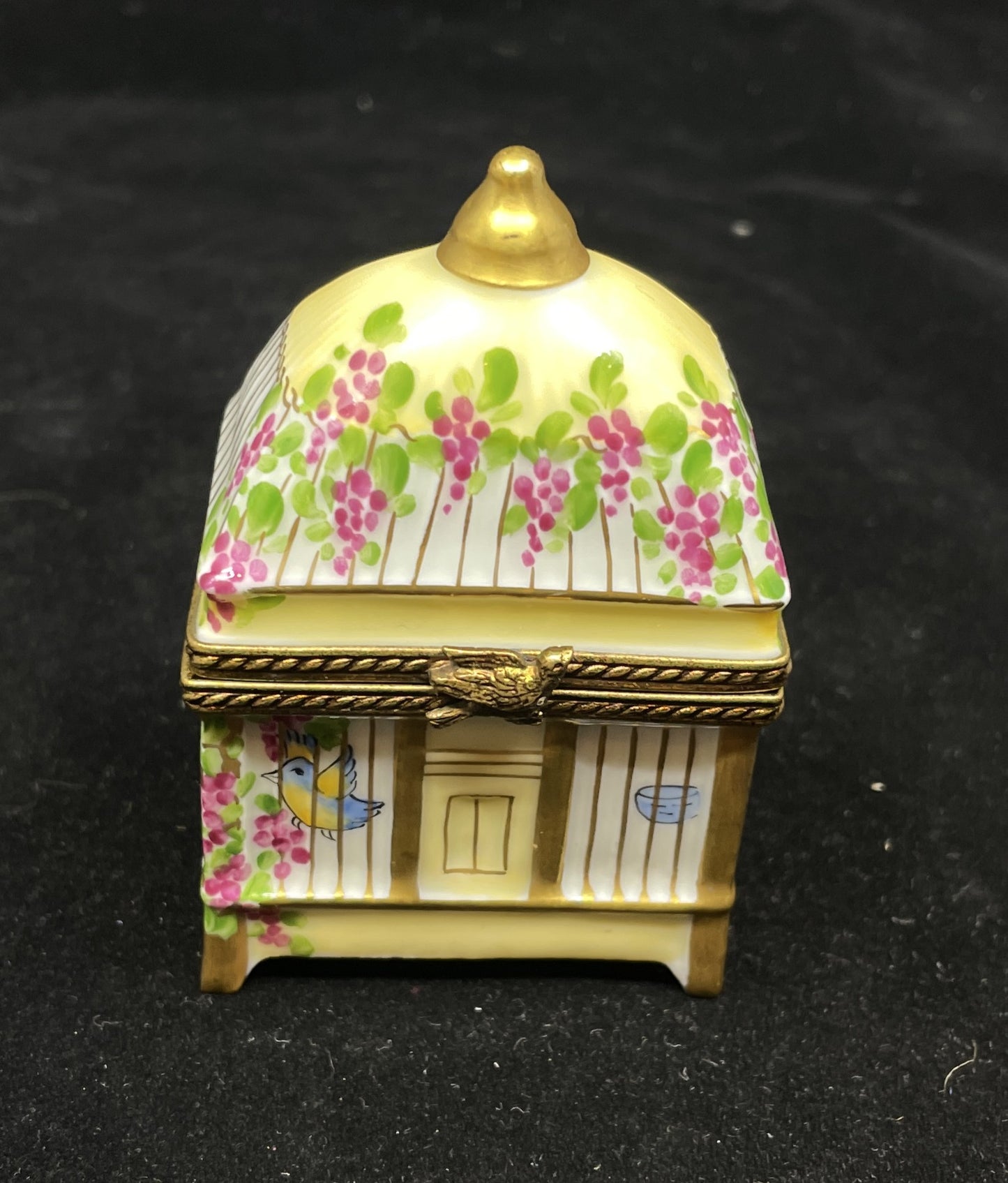 Limoges Trinket Box Birdcage (0IB00B)