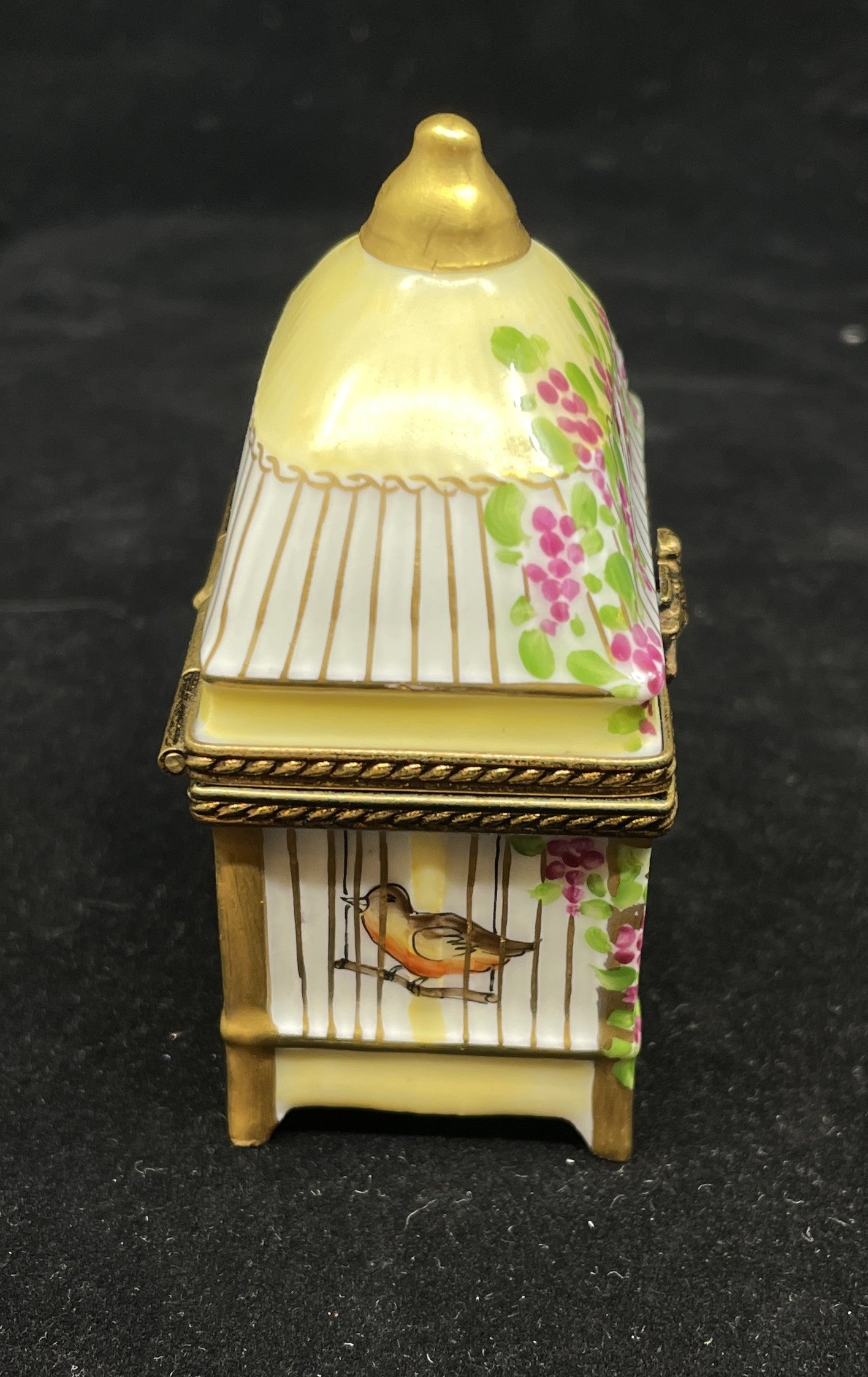 Limoges Trinket Box Birdcage (0IB00B)