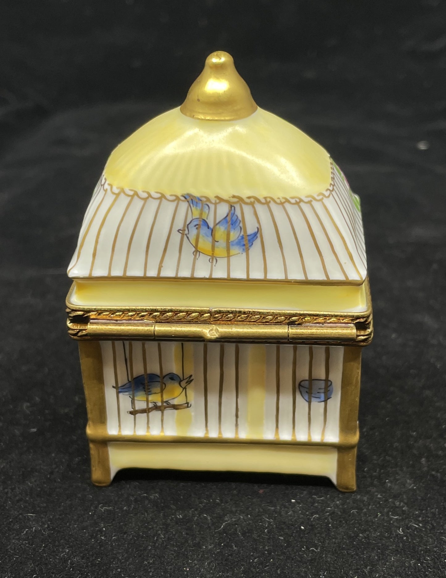 Limoges Trinket Box Birdcage (0IB00B)