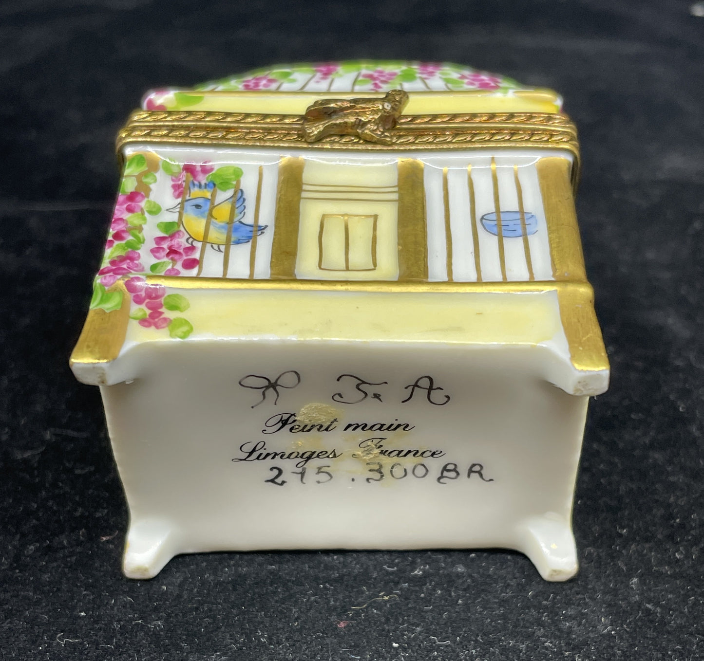 Limoges Trinket Box Birdcage (0IB00B)