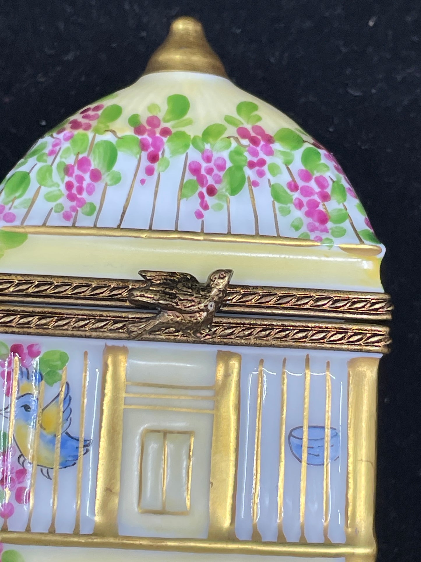 Limoges Trinket Box Birdcage (0IB00B)
