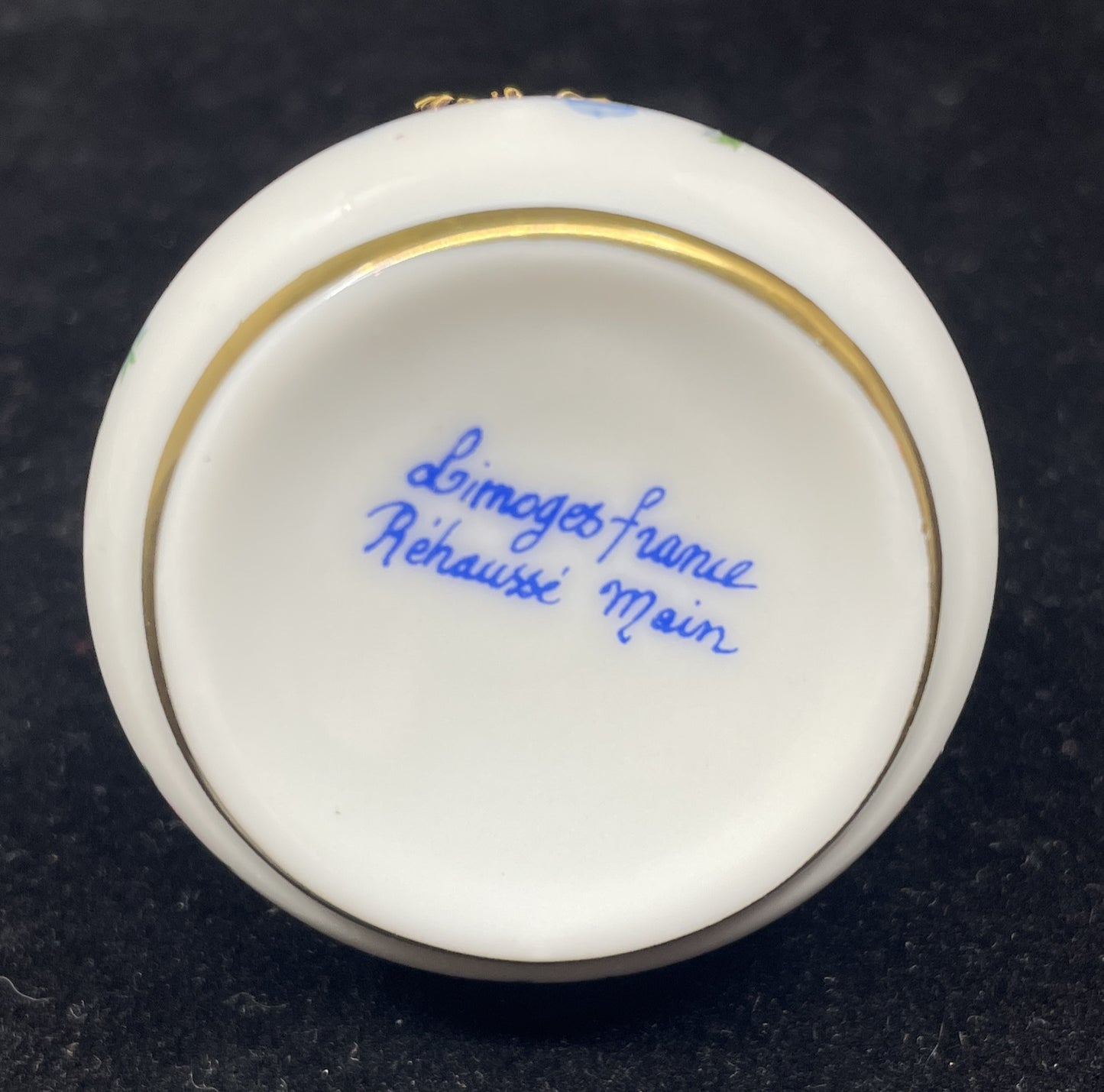 Limoges Trinket Box Floral Basket (0IB00C)