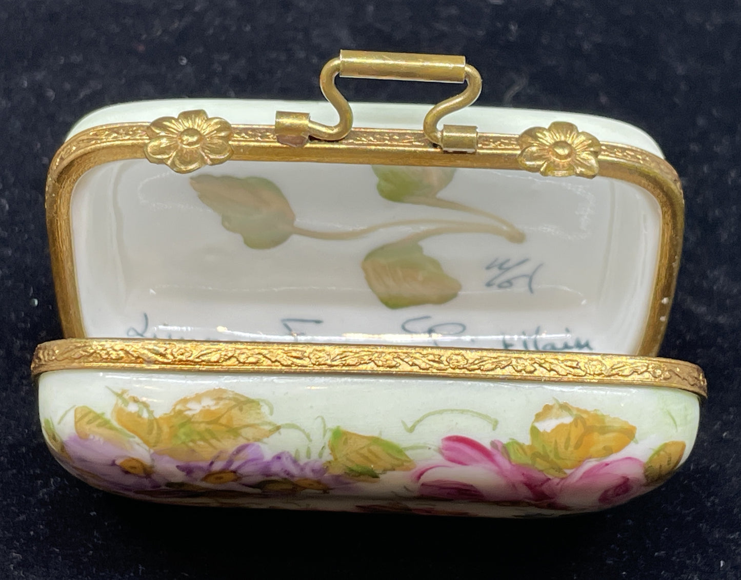 Limoges Trinket Box Suitcase (0IB00E)