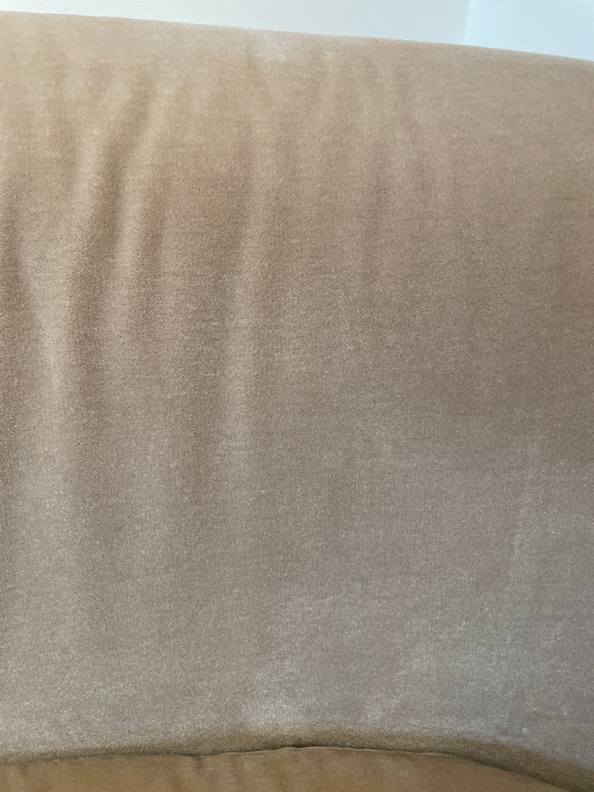 CB2 Roma Curved Sofa, Faux Mohair (0LG020)