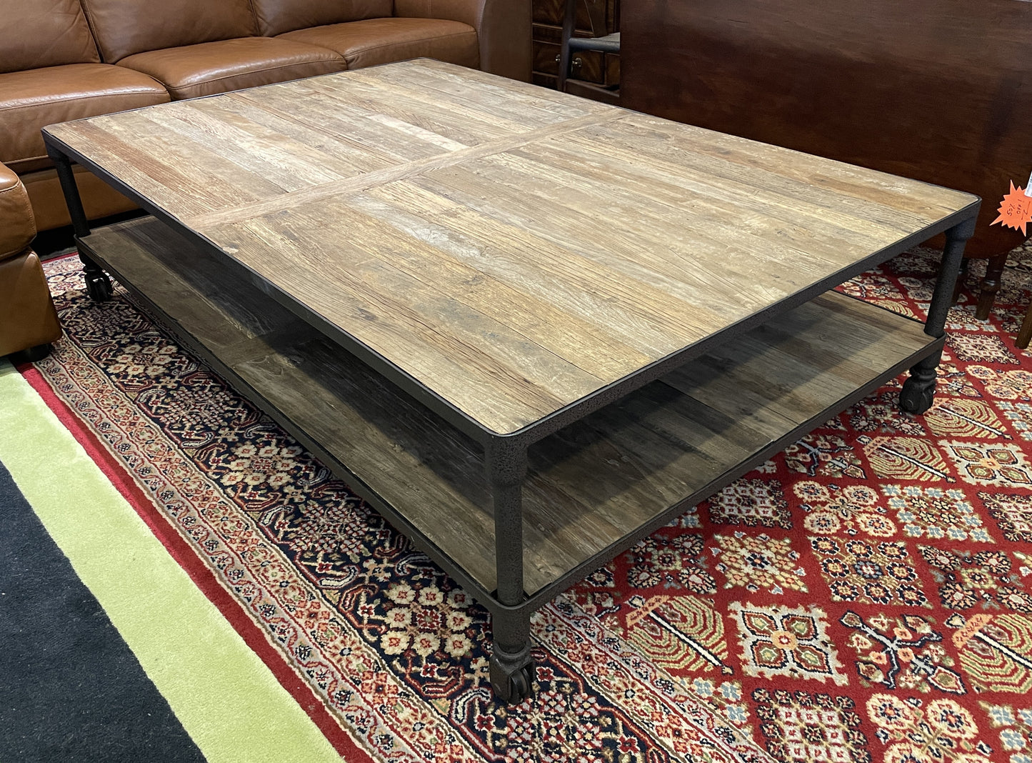 Restoration Hardware Plank Coffee Table (0JR006)