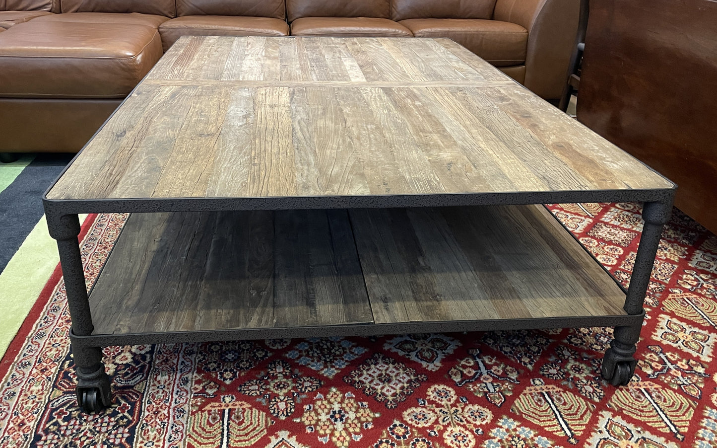 Restoration Hardware Plank Coffee Table (0JR006)