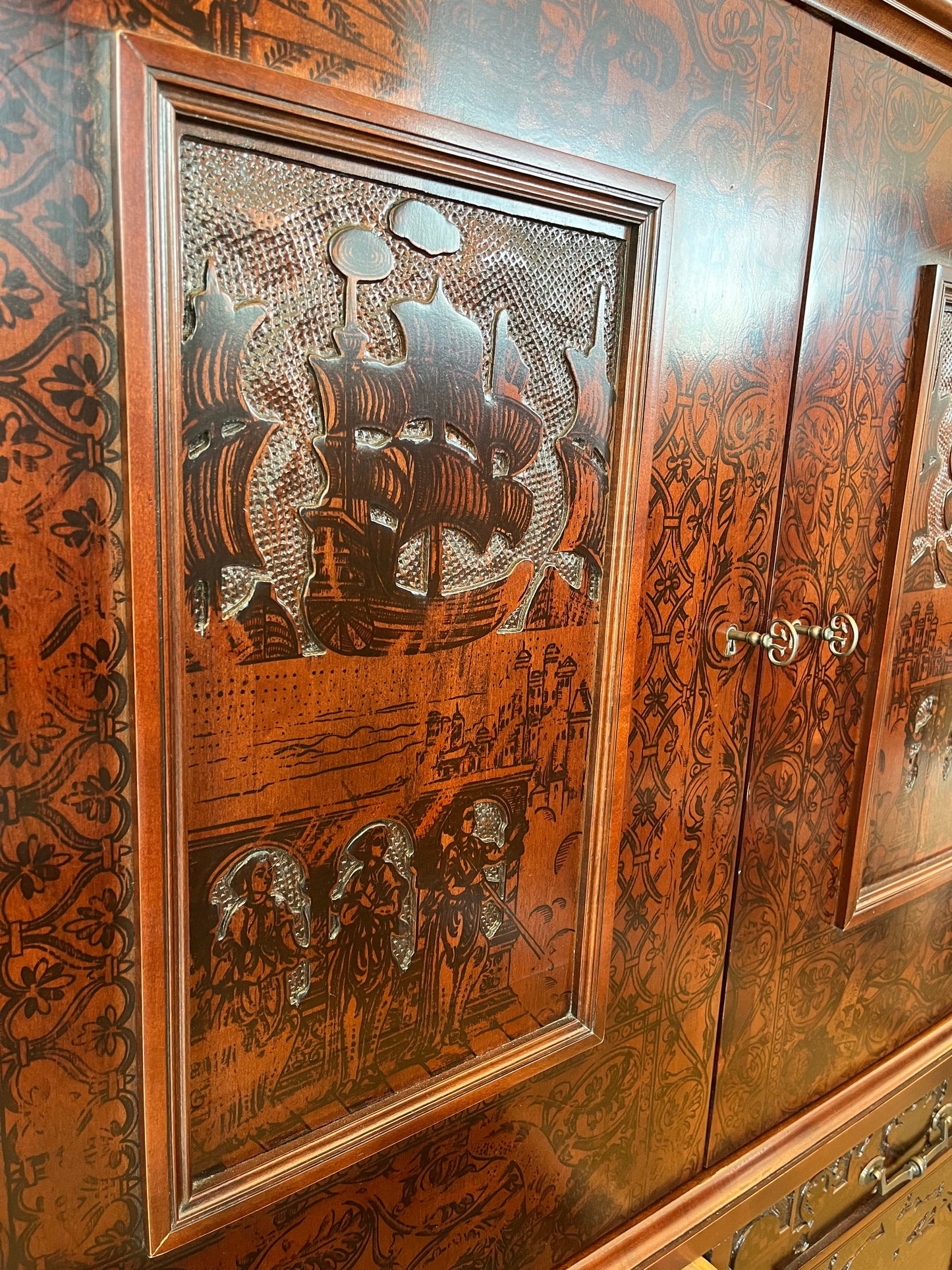Asian TV Cabinet