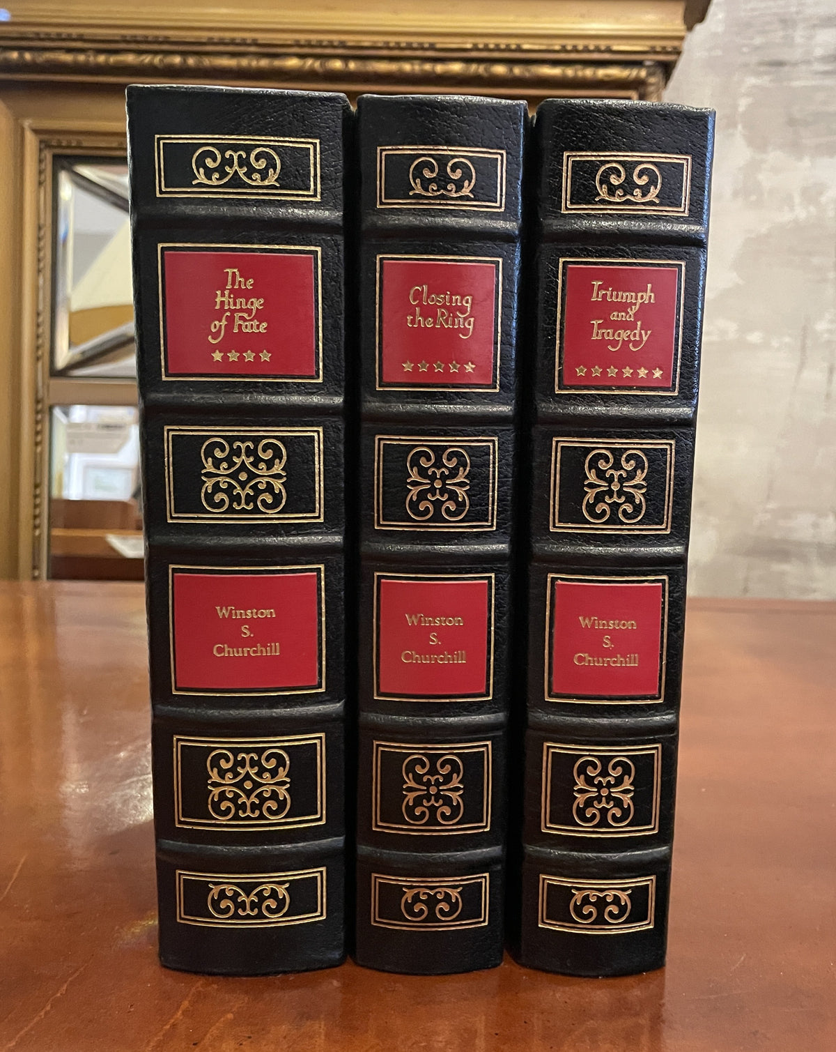 Easton Press Winston Churchill WWII Three Volumes (0MJ00M)