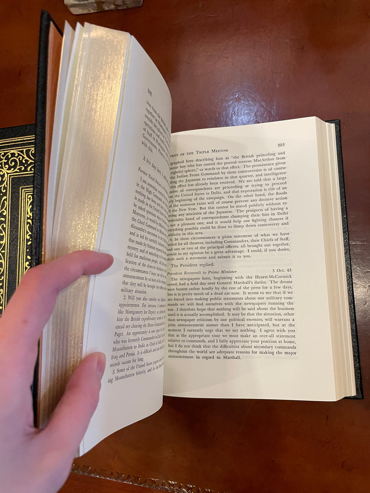 Easton Press Winston Churchill WWII Three Volumes (0MJ00M)