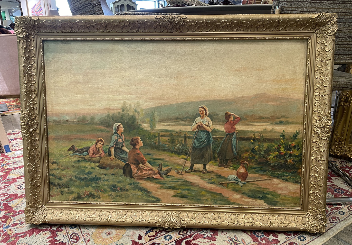 Adolf Gelff Plantation Landscape, 20th Century (0M1003)
