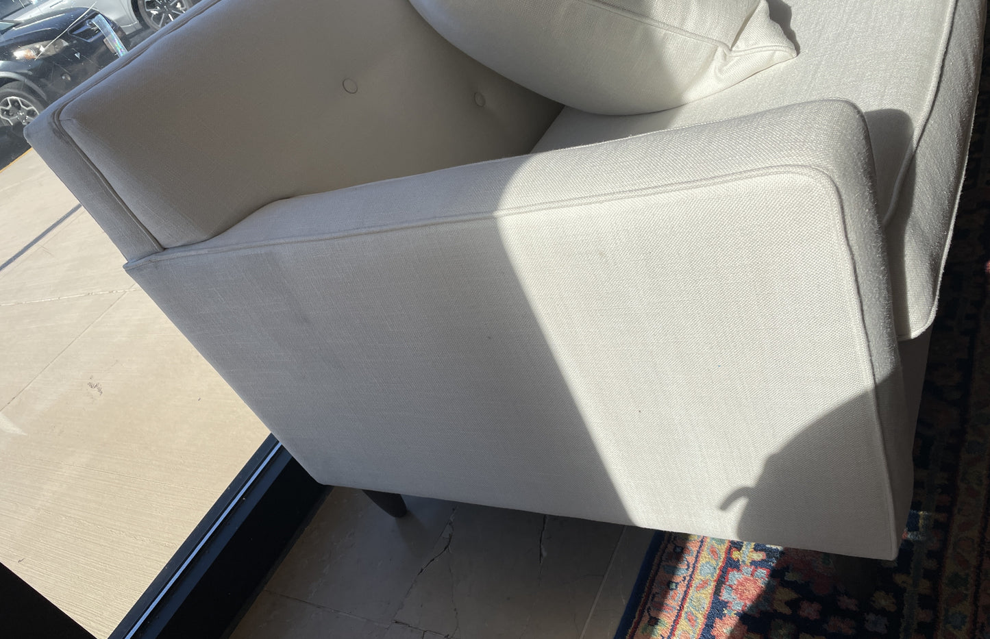 Ethan Allen Marcus 79" Track Arm Sofa, Tufted (0I600Z)