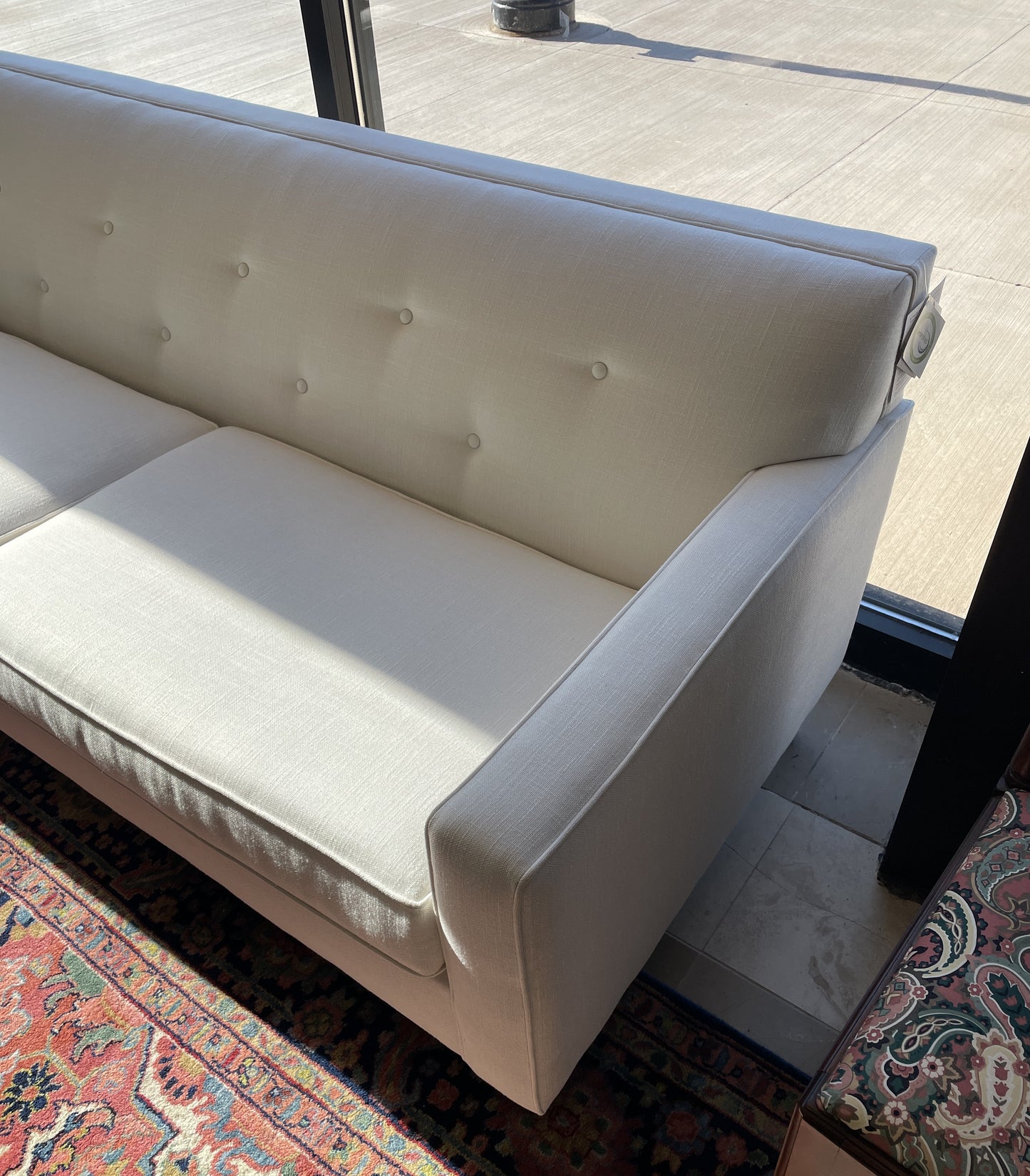 Ethan Allen Marcus 79" Track Arm Sofa, Tufted (0I600Z)