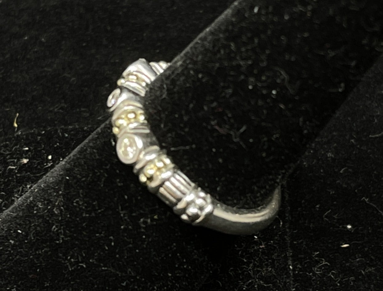 Lagos Rittenhouse Three Diamond Stacking Ring (09B00E)