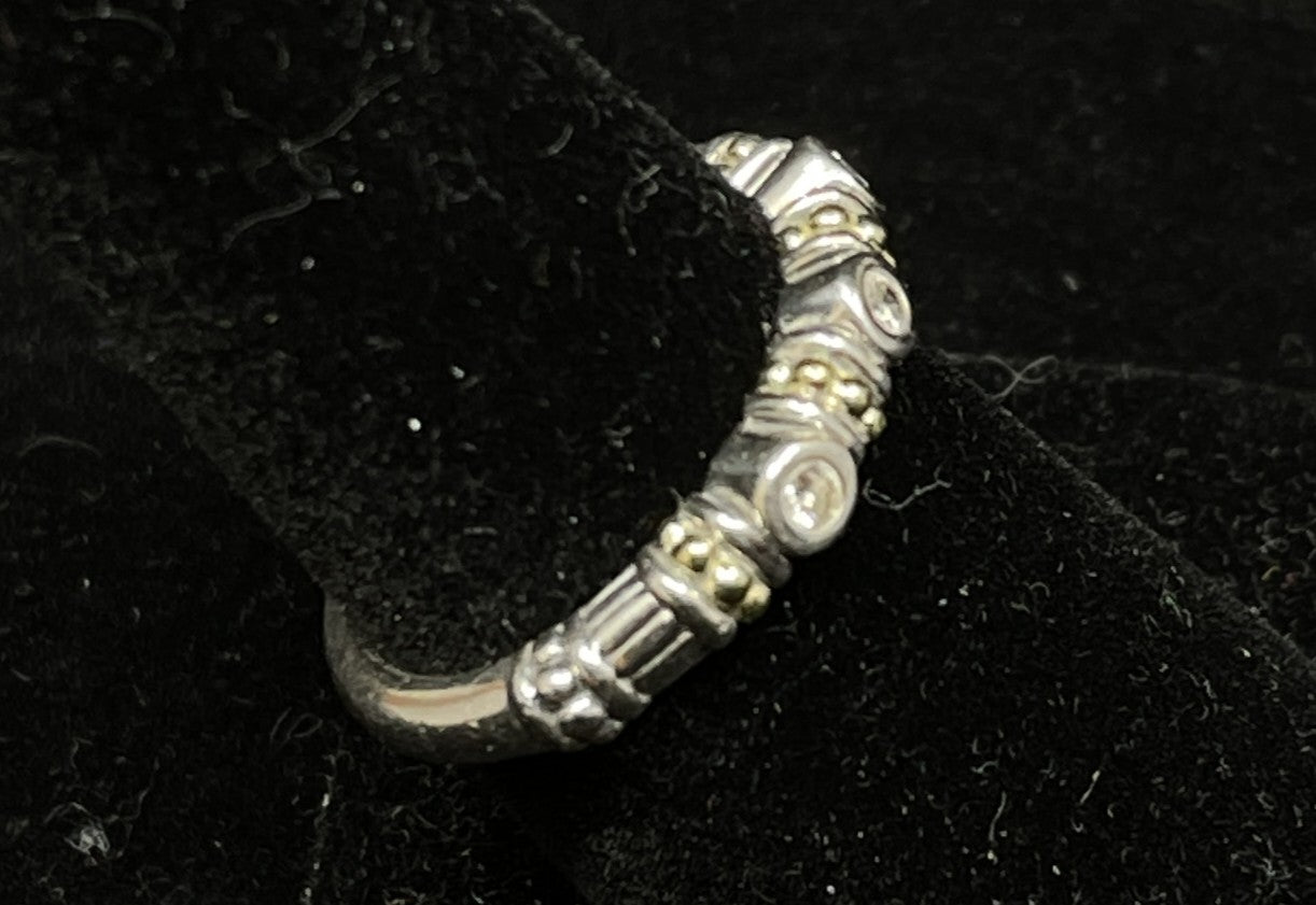 Lagos Rittenhouse Three Diamond Stacking Ring (09B00E)