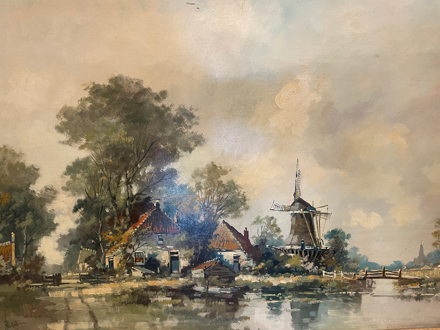 Rob Verheijen (Dutch, 1877-1960) Landscape on Canvas (0M1009)