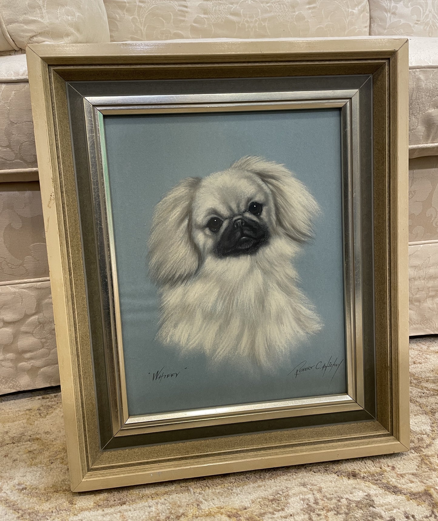 Robert Hickey (1914-2007) Pekingese "Whiffy" Acrylic (0M1008)