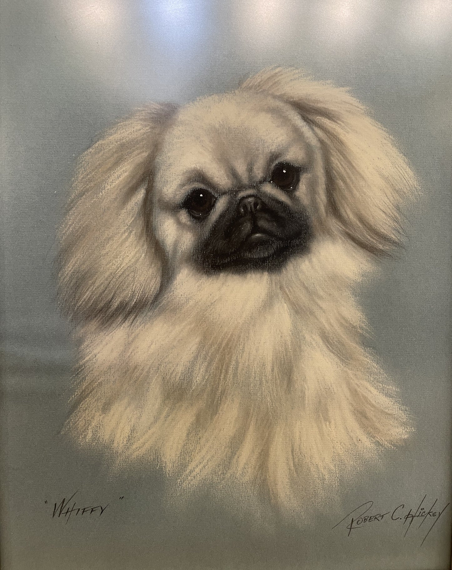 Robert Hickey (1914-2007) Pekingese "Whiffy" Acrylic (0M1008)
