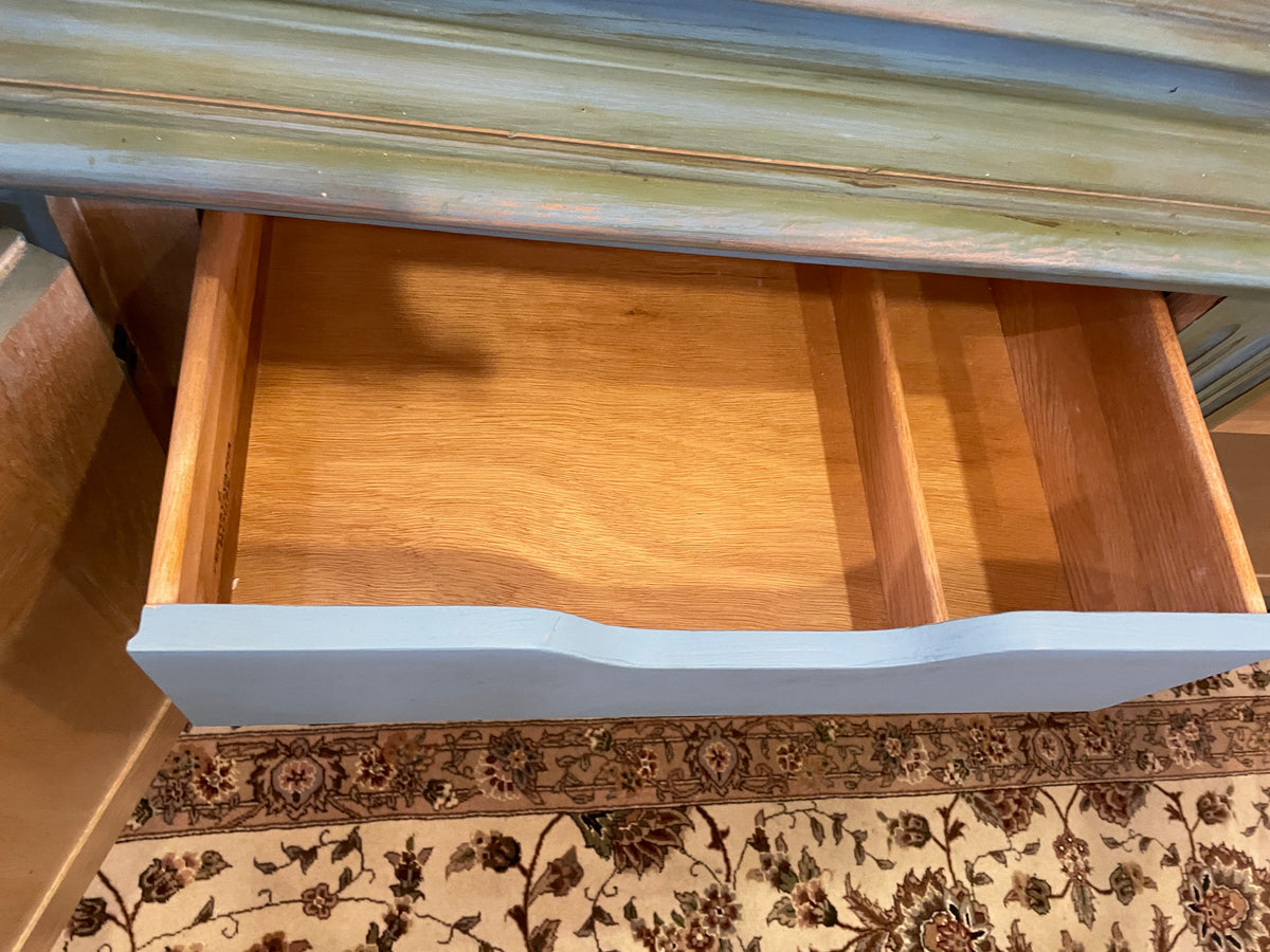 Pennsylvania House China Cabinet with Faux Finish, AS IS (0PN002)
