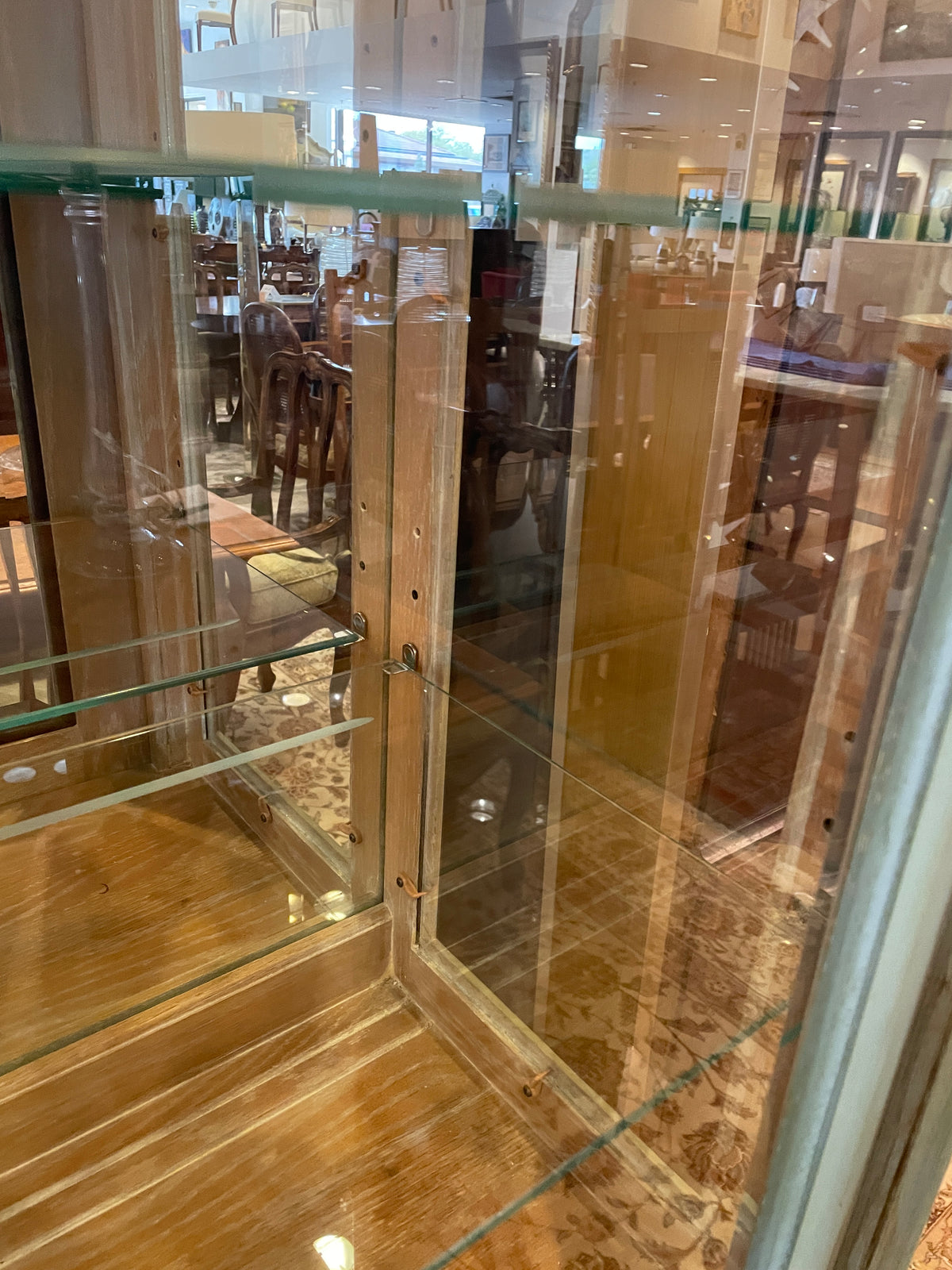 Pennsylvania House China Cabinet with Faux Finish, AS IS (0PN002)