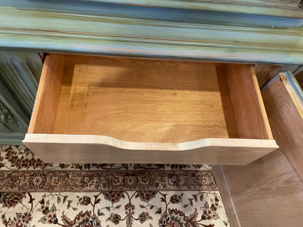 Pennsylvania House China Cabinet with Faux Finish, AS IS (0PN002)