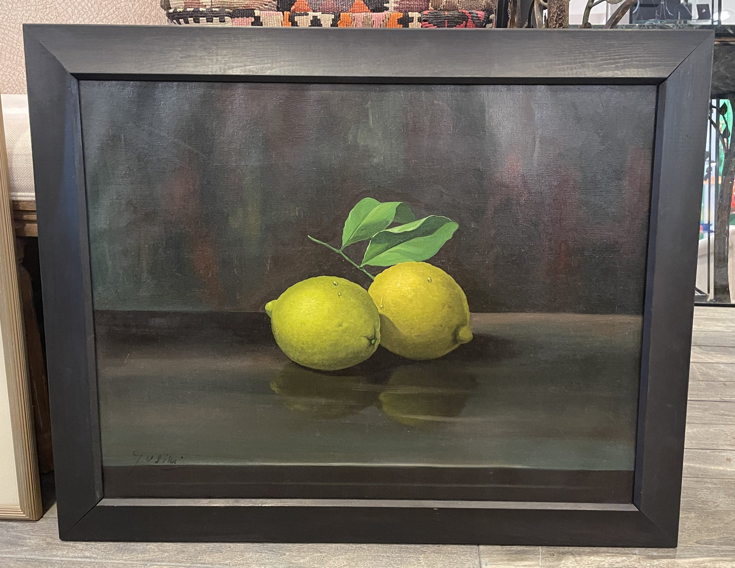 Oil on Canvas "Moody Lemons" (0JL00L)