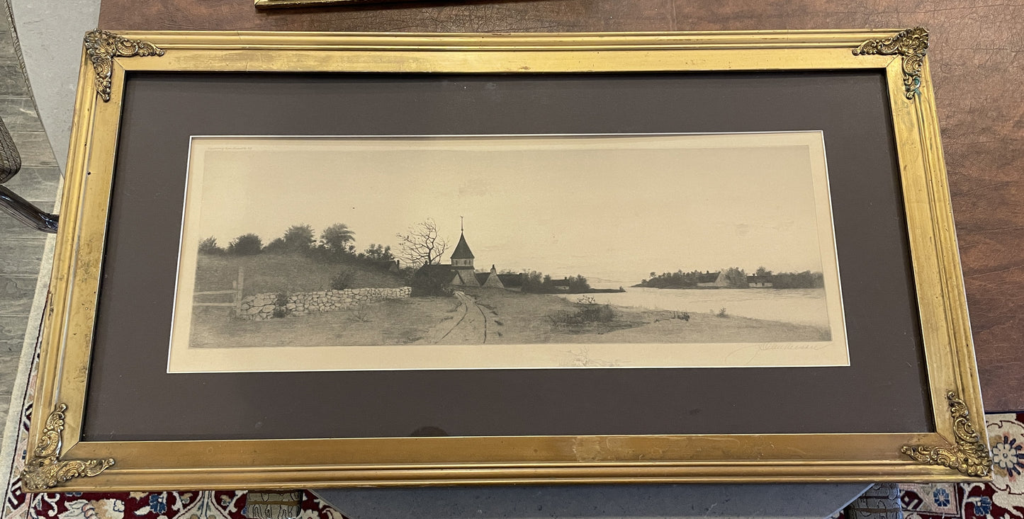 Radtke Lauchner Etching, signed (0JL00M)