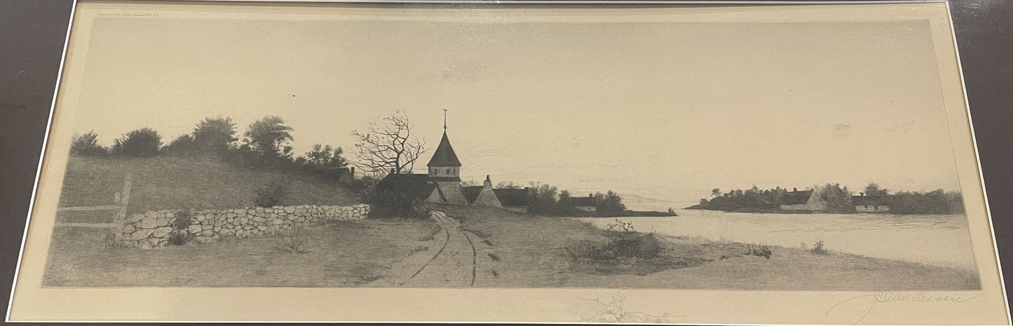 Radtke Lauchner Etching, signed (0JL00M)