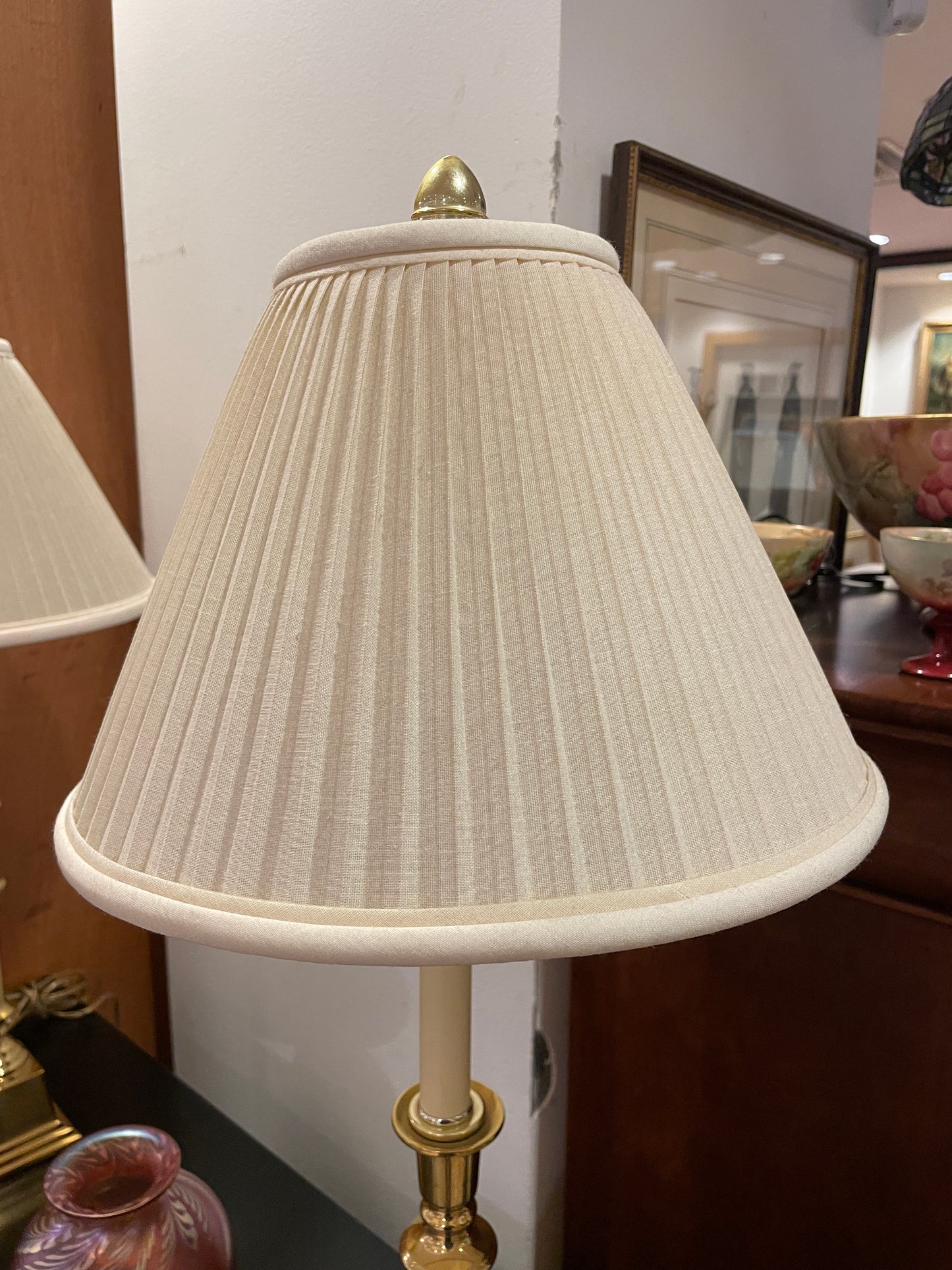 Pr. Brass Candlestick Lamps (0ID002)