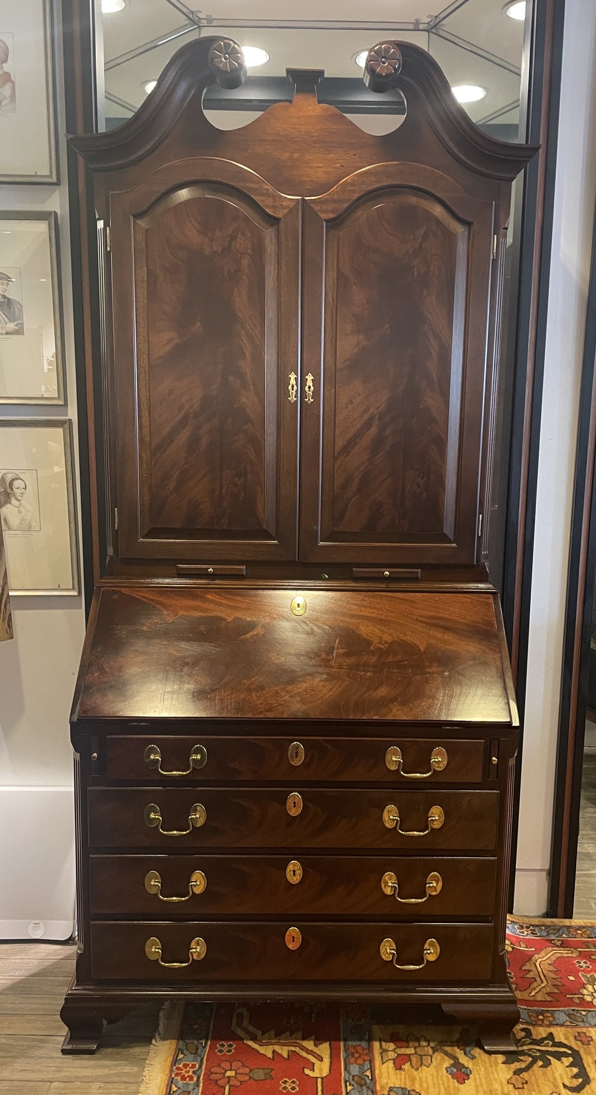 Mahogany Secretary Desk AS IS (0PV003)