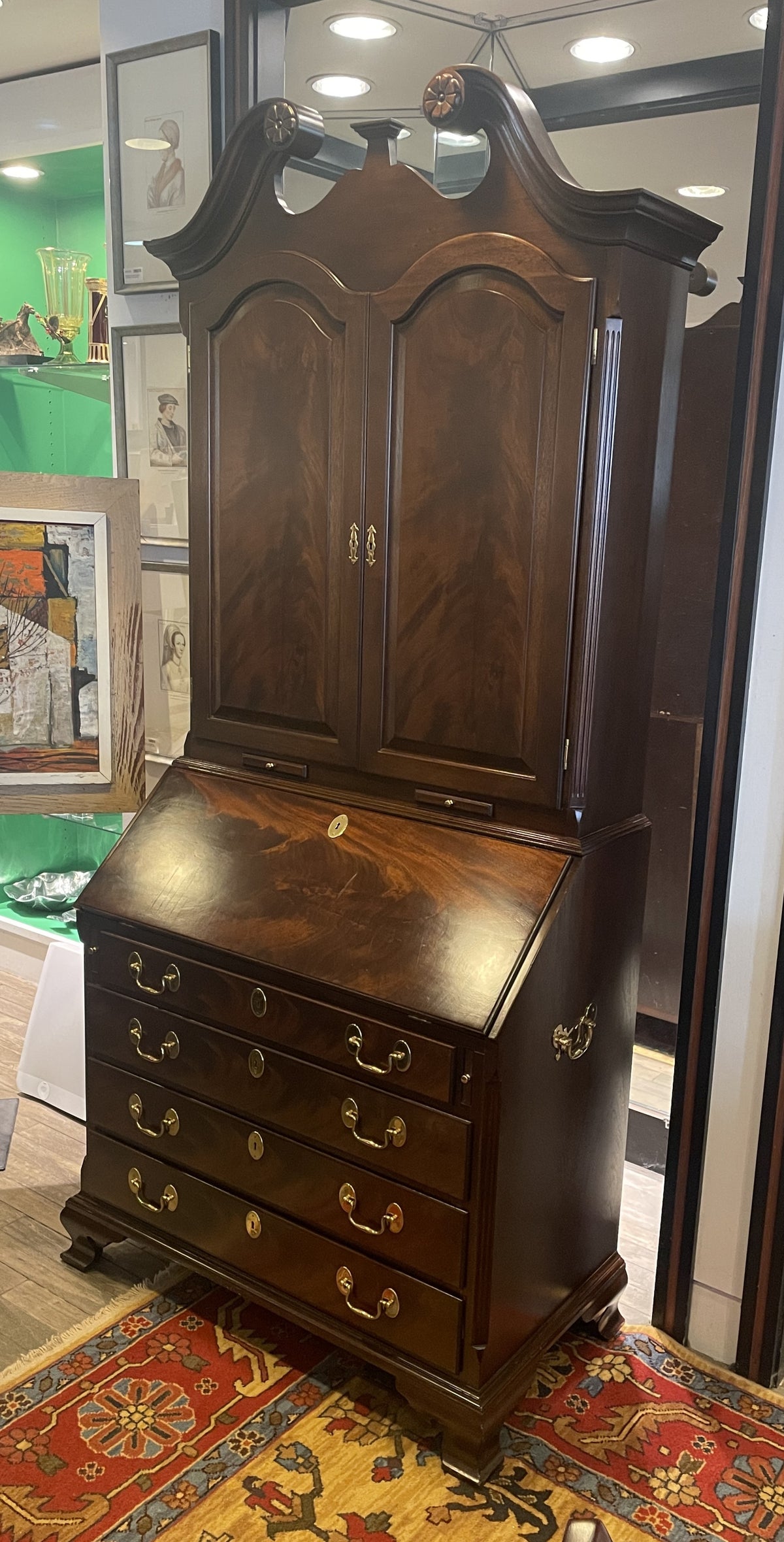 Mahogany Secretary Desk AS IS (0PV003)