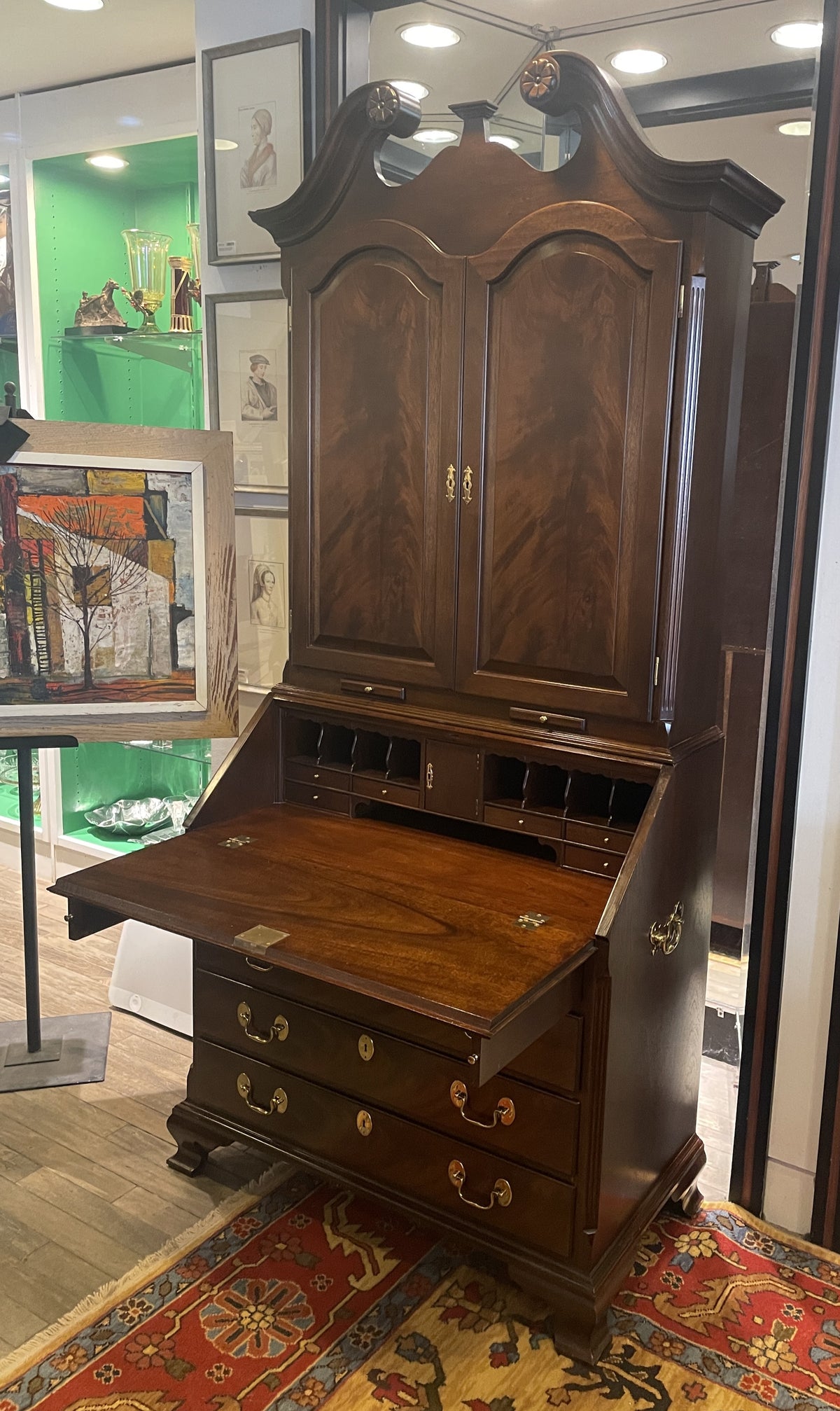 Mahogany Secretary Desk AS IS (0PV003)
