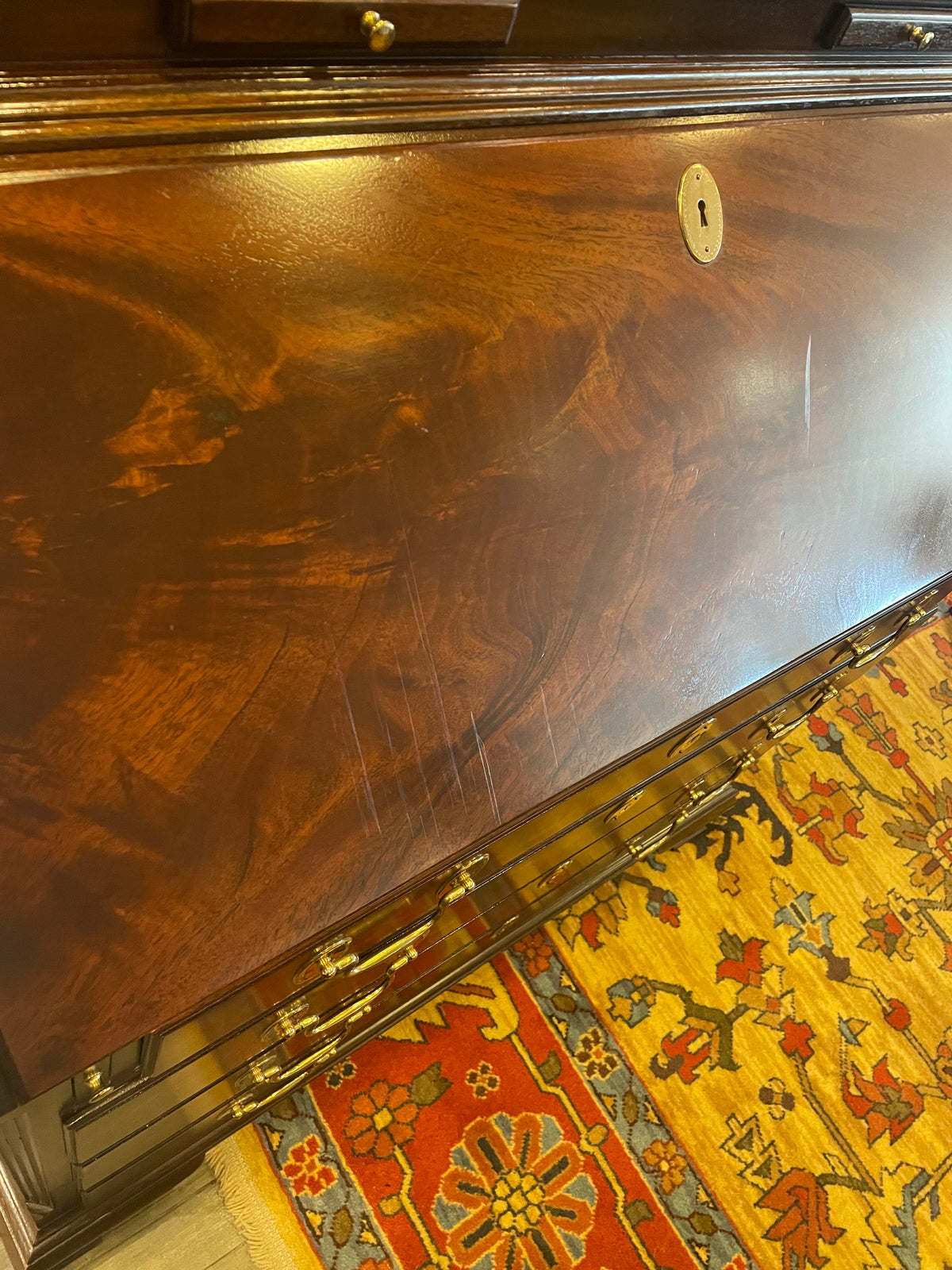 Mahogany Secretary Desk AS IS (0PV003)