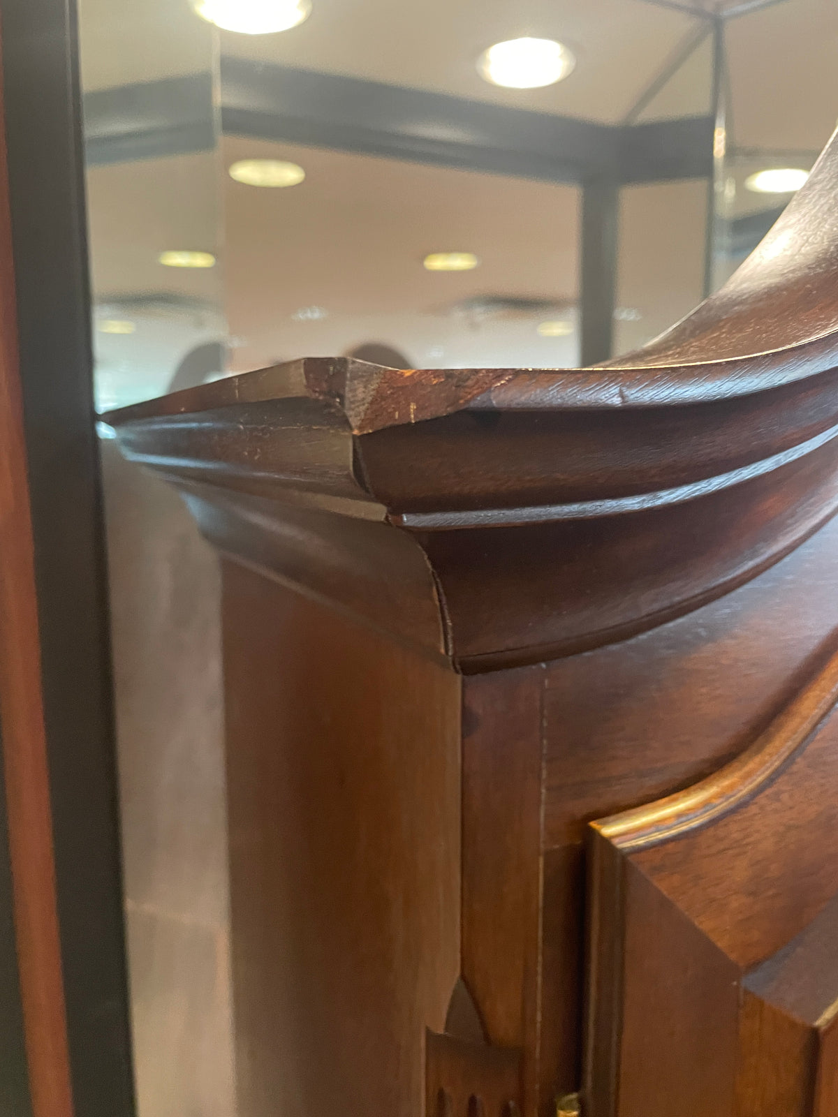Mahogany Secretary Desk AS IS (0PV003)