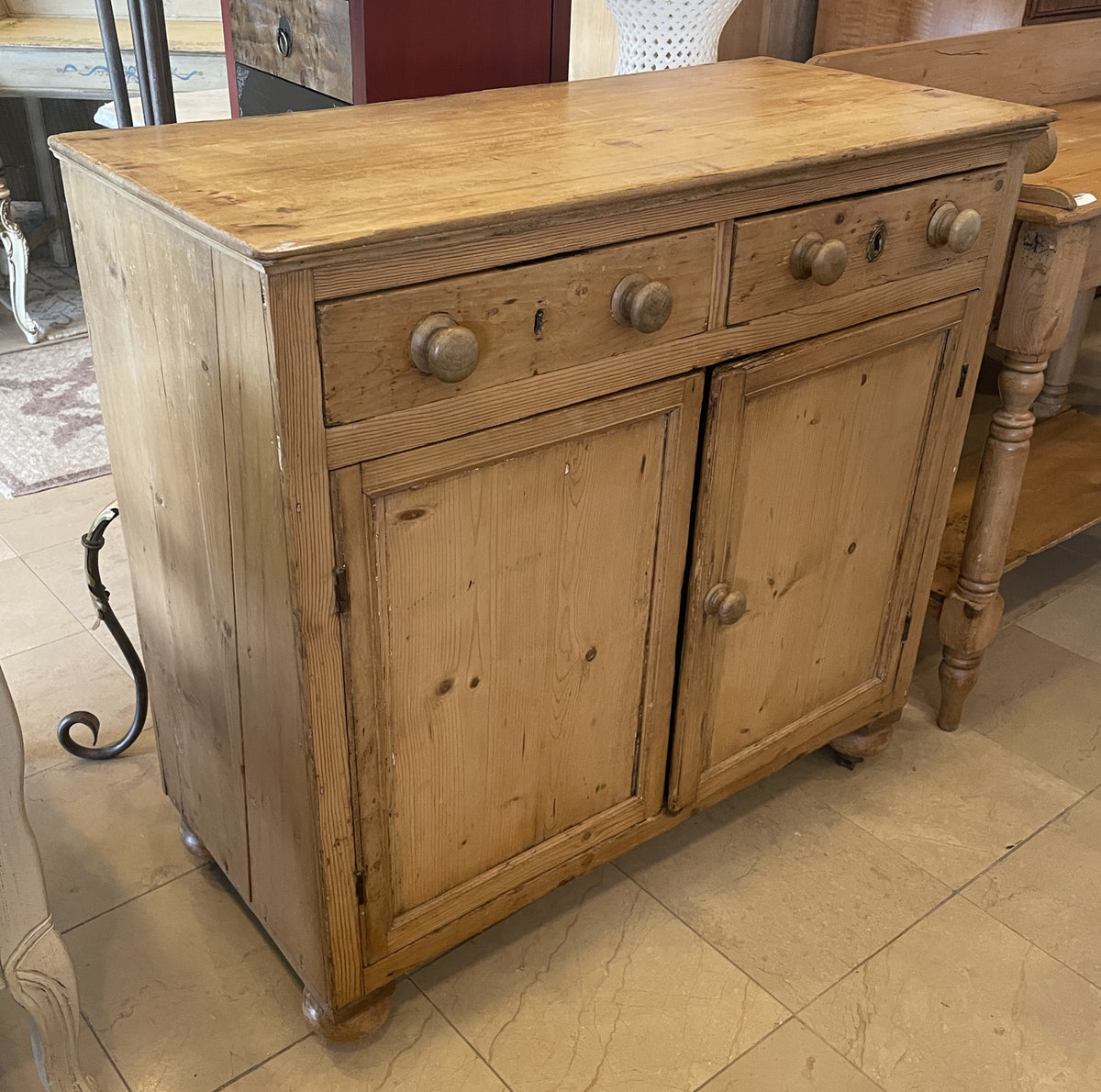 Antique Pine Cabinet (0PU008)