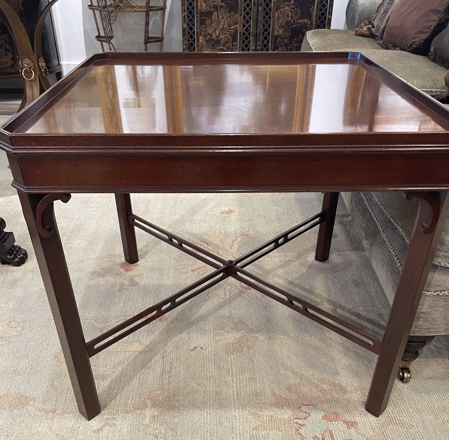 Councill Chippendale End Table AS IS (BHVAXD) (2 available)