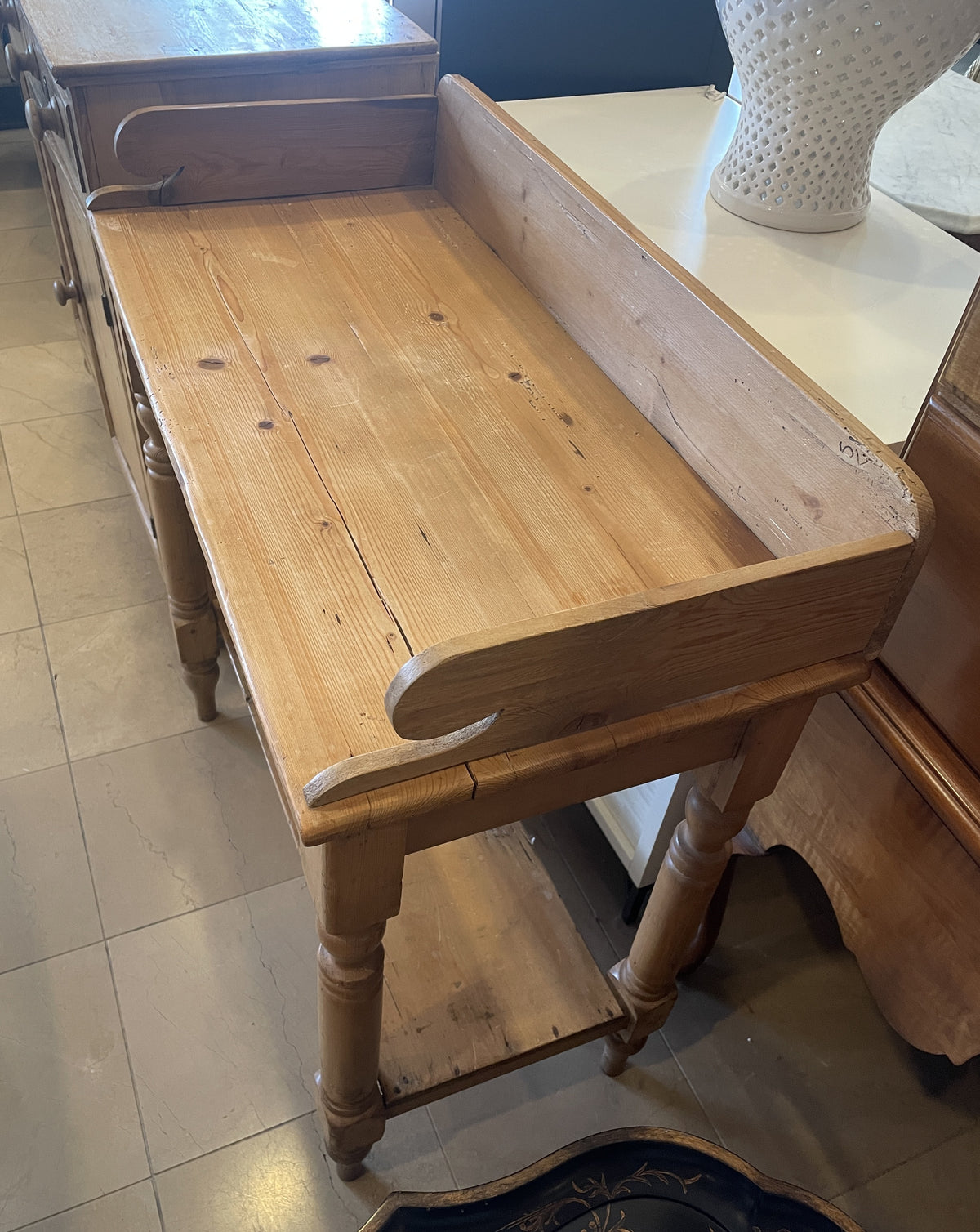 Antique Pine Drysink (0PU007)