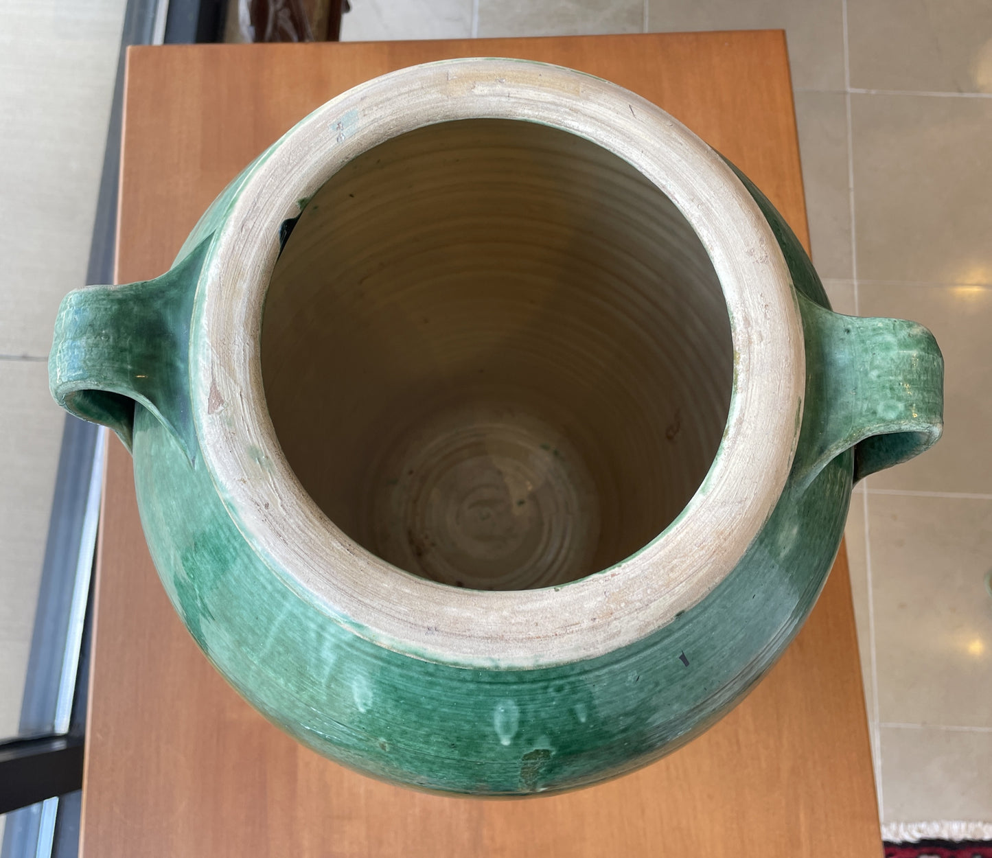 French Confit Pot in Green and Gold (0JL00P)