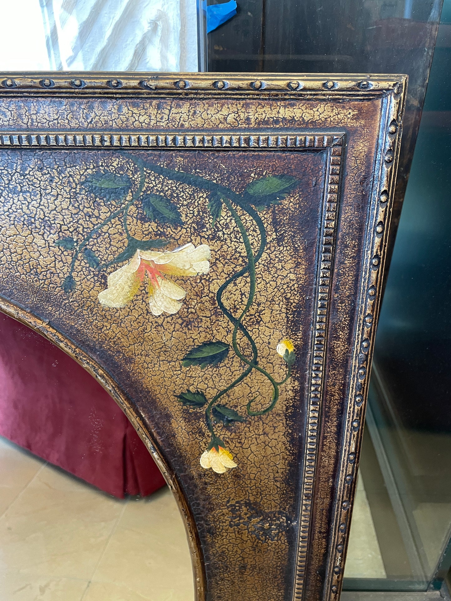 Floral Painted Mirror (0JL00K)