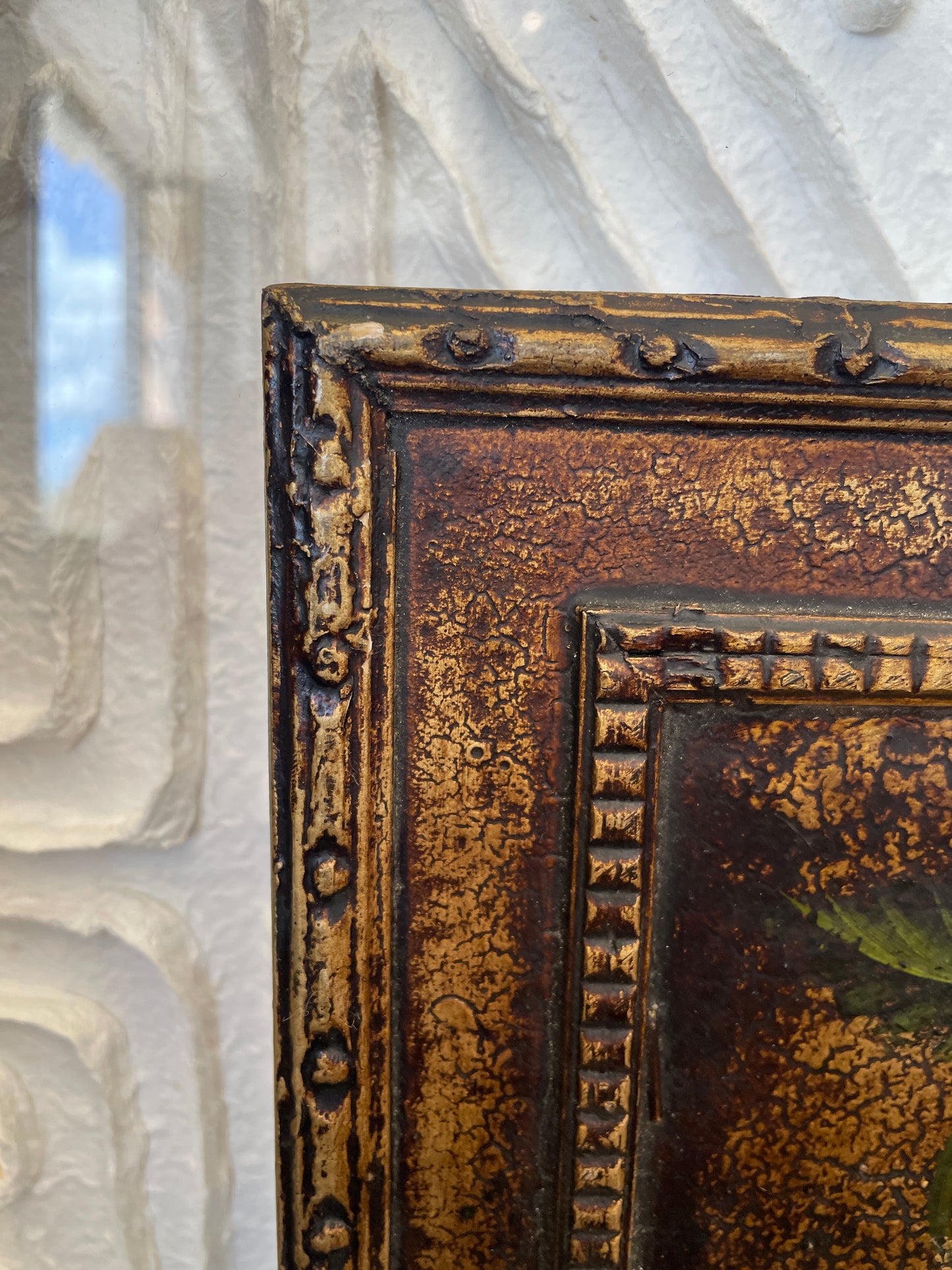 Floral Painted Mirror (0JL00K)