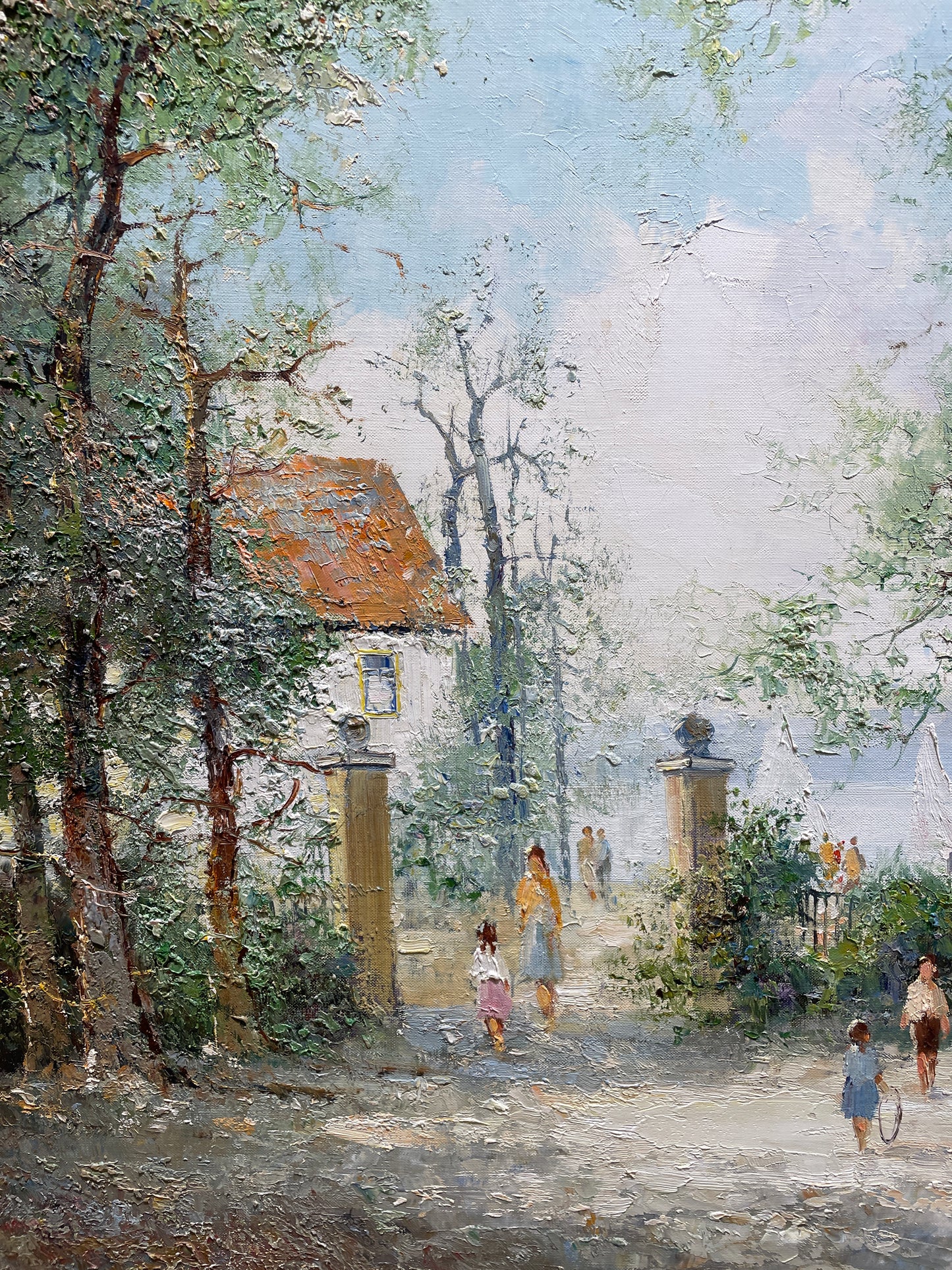 Willi Bauer, German (1923-) Oil on Canvas (01D00R)