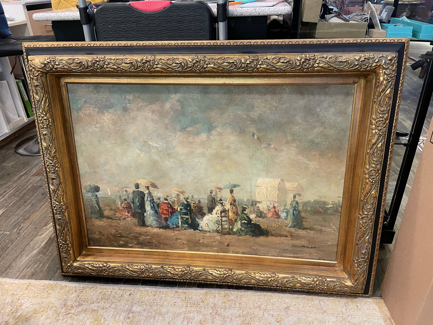 George Malva (b. 1951) Oil on Canvas Sea Scene (0IE001)