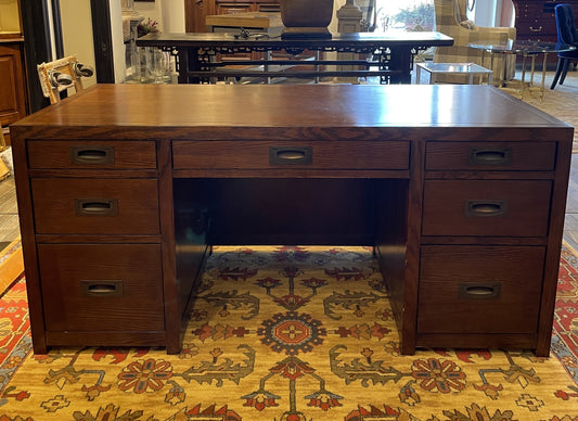Restoration Hardware Campaign Executive Desk (09W007)
