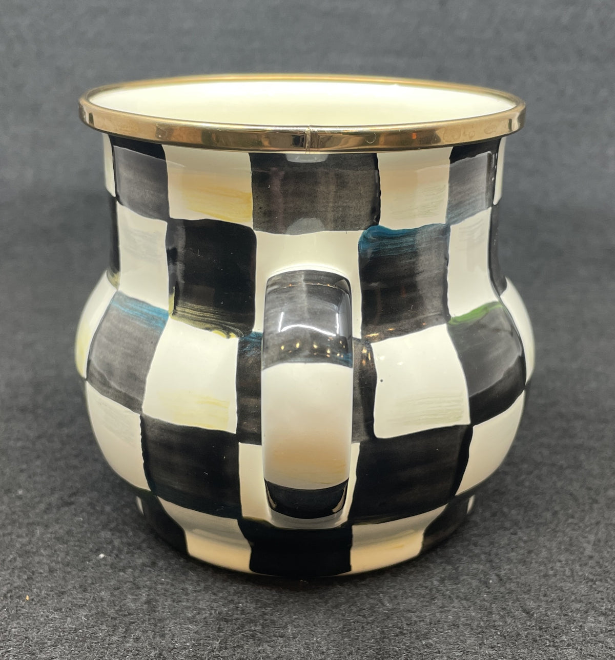 Mackenzie-Childs Courtly Check Enamel Mug (Four available 0PT002)