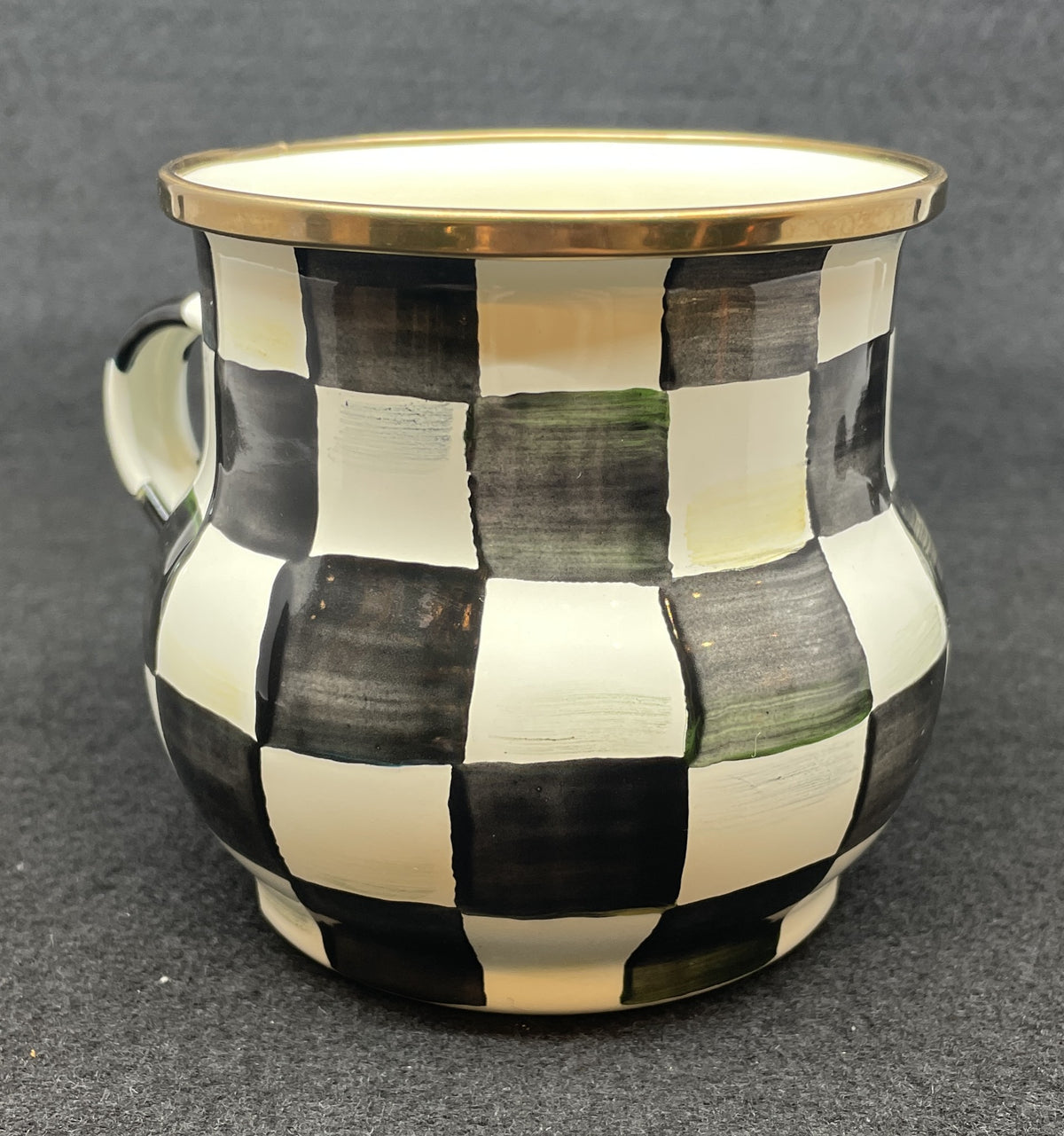 Mackenzie-Childs Courtly Check Enamel Mug (Four available 0PT002)